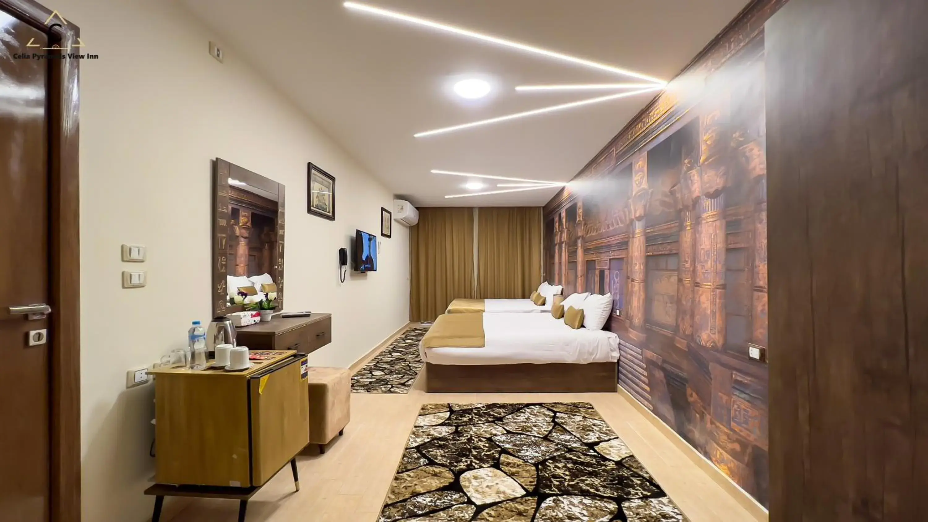 Luxury Quadruple Room - single occupancy in Celia Pyramids View inn Luxury Quadruple Room - single occupancy in Celia Pyramids View inn