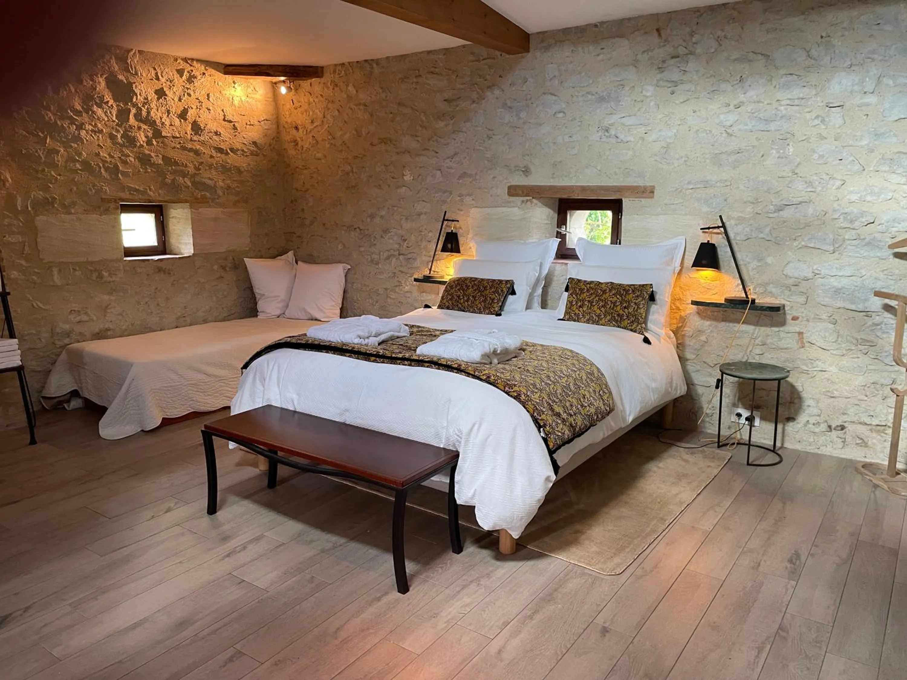 Bed in Le Loft Ancien Haras de la Tour