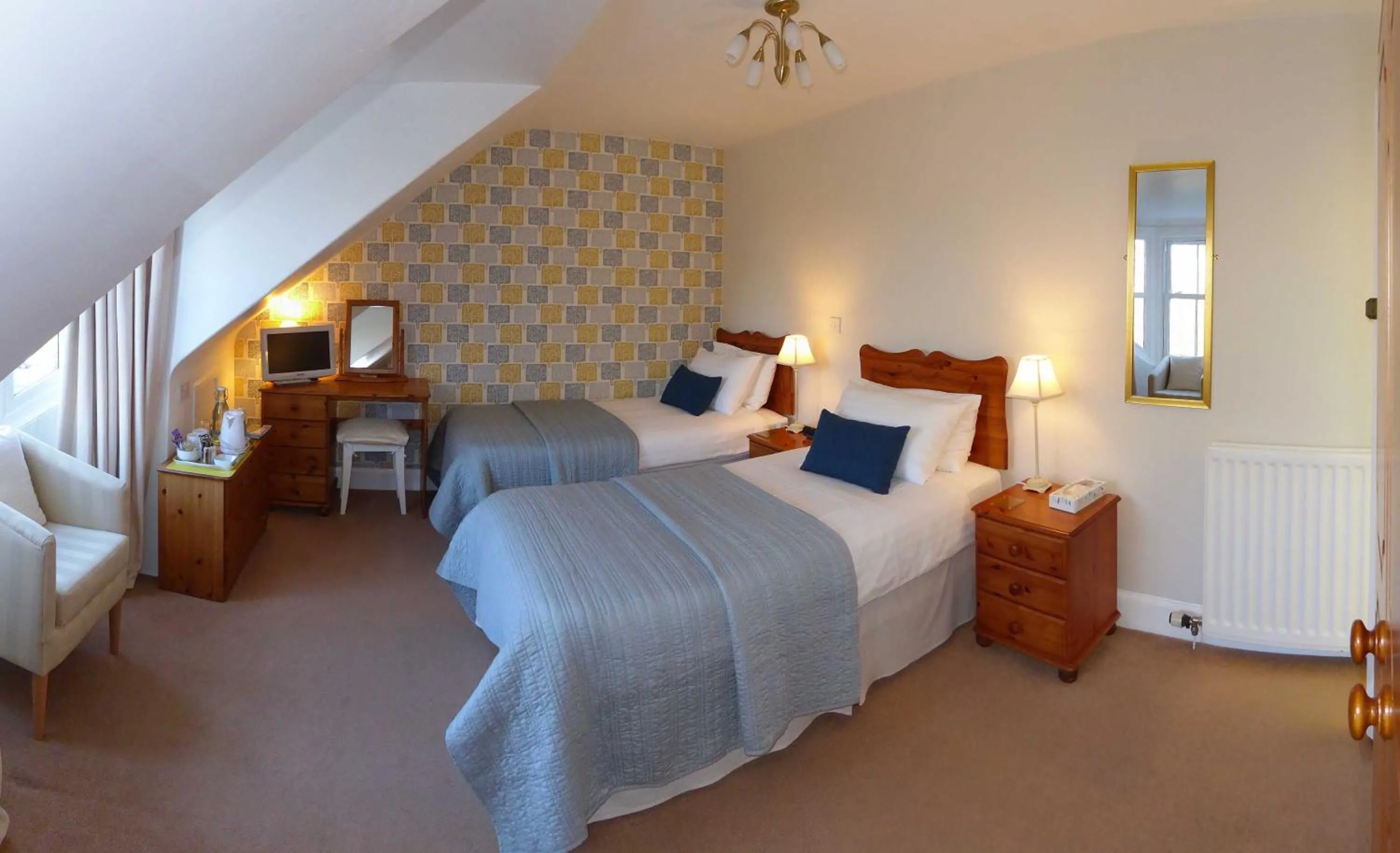 Bed in Crioch Guest House