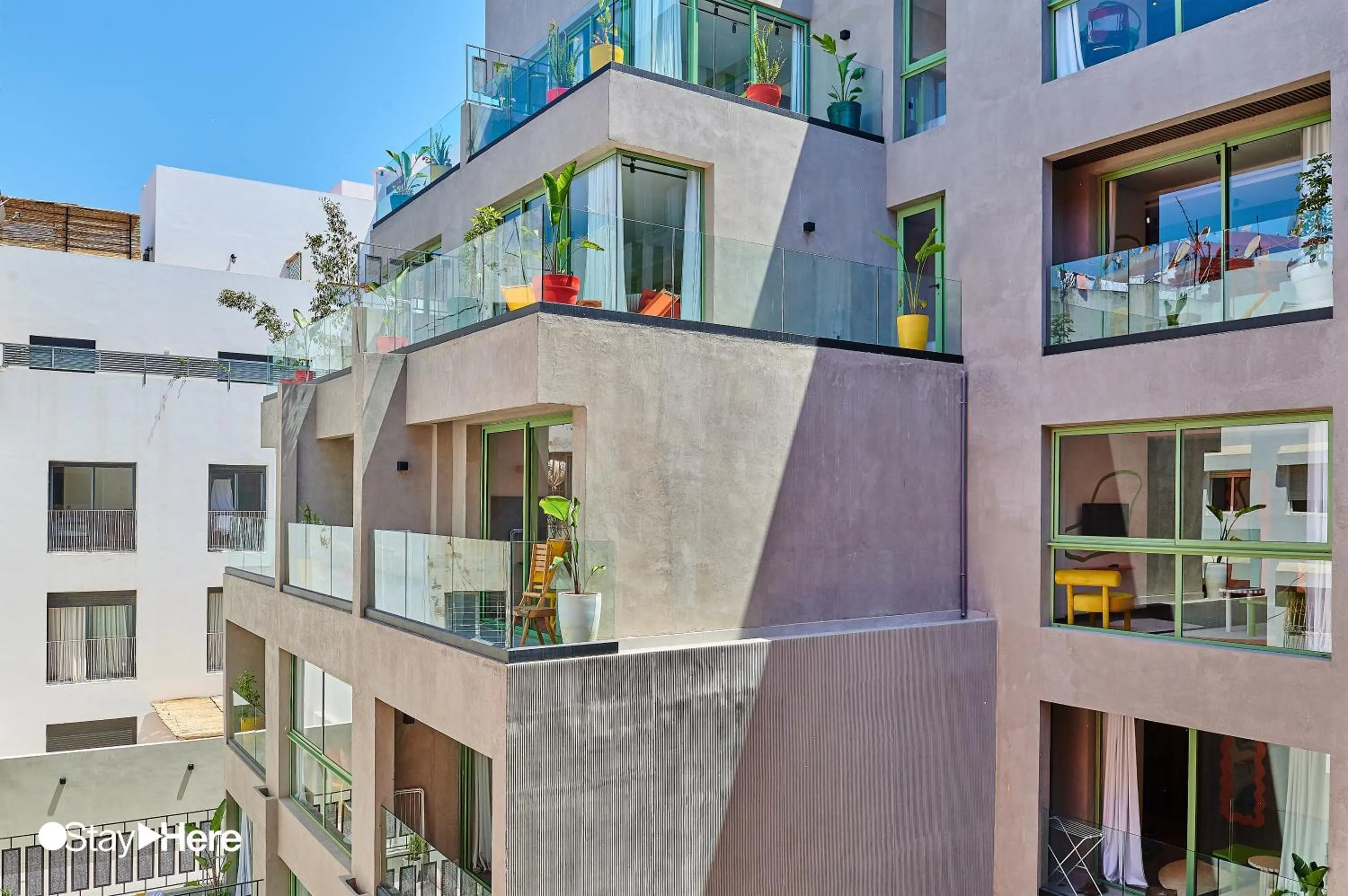 Property building in Stayhere Casablanca - CFC - Vibrant Residence