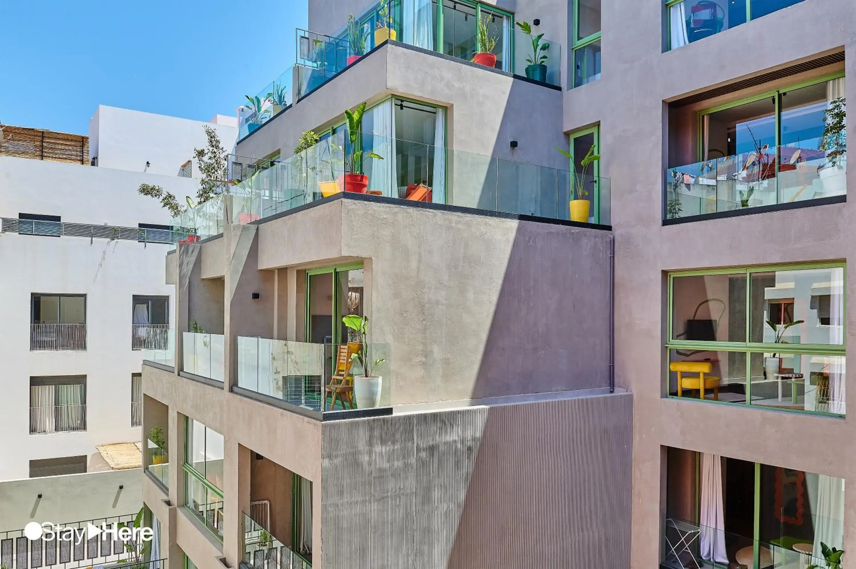 Property building in Stayhere Casablanca - CIL - Vibrant Residence Property building in Stayhere Casablanca - CIL - Vibrant Residence