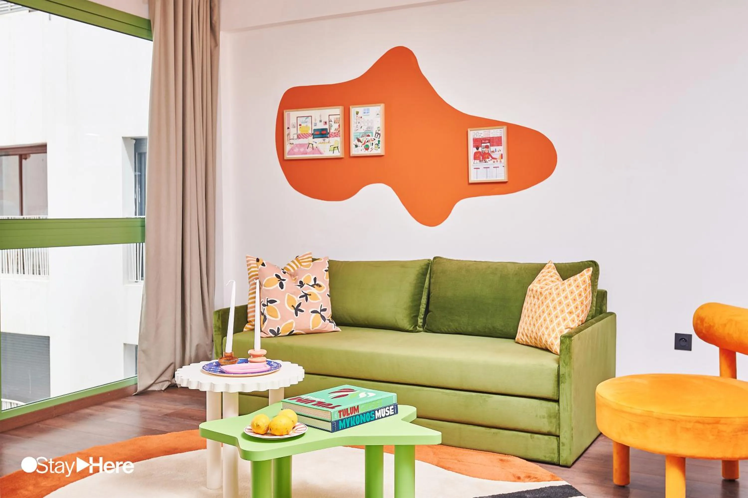 Living room in Stayhere Casablanca - CFC - Vibrant Residence