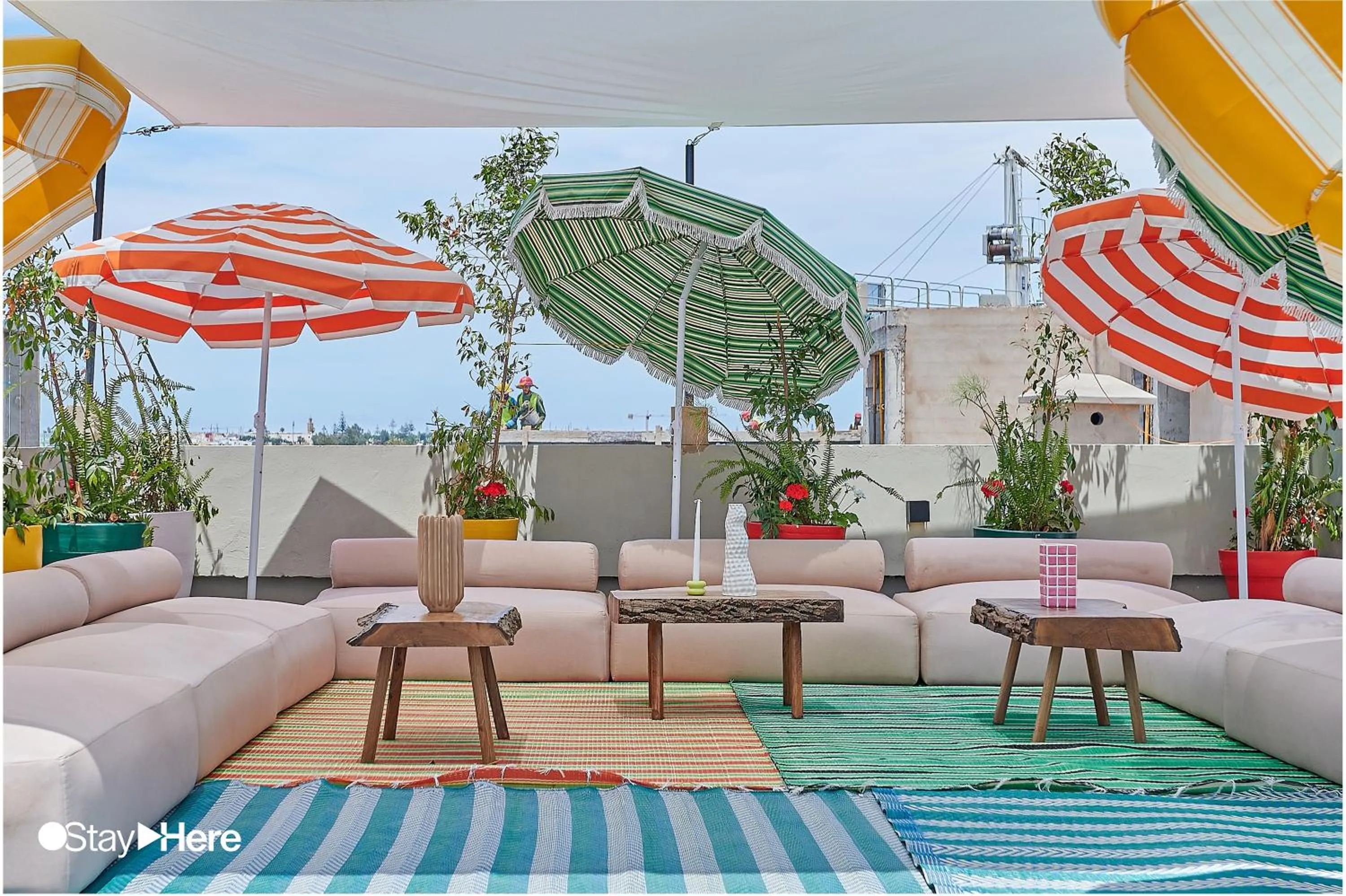 Balcony/Terrace in Stayhere Casablanca - CFC - Vibrant Residence