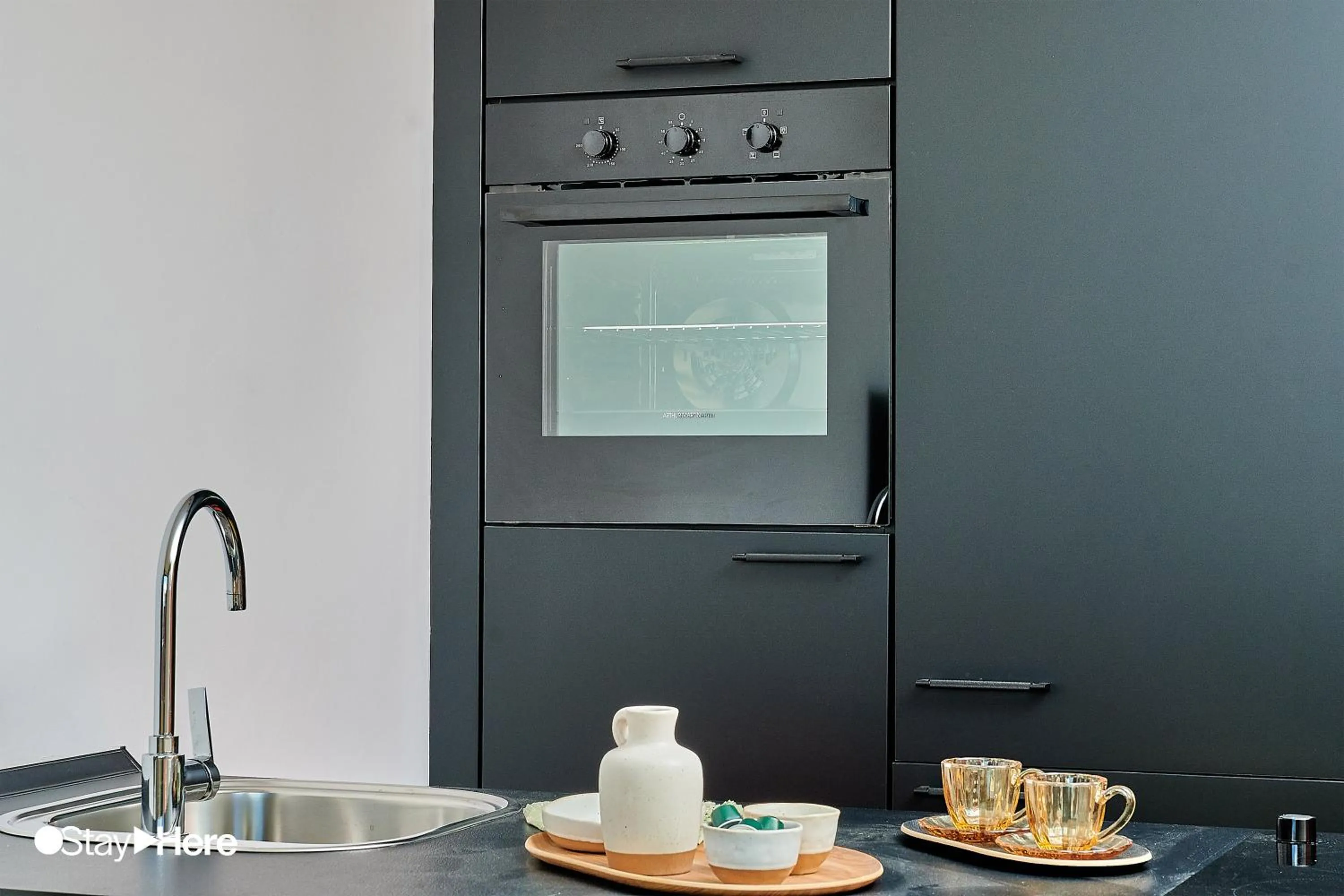 kitchen in Stayhere Casablanca - CFC - Vibrant Residence