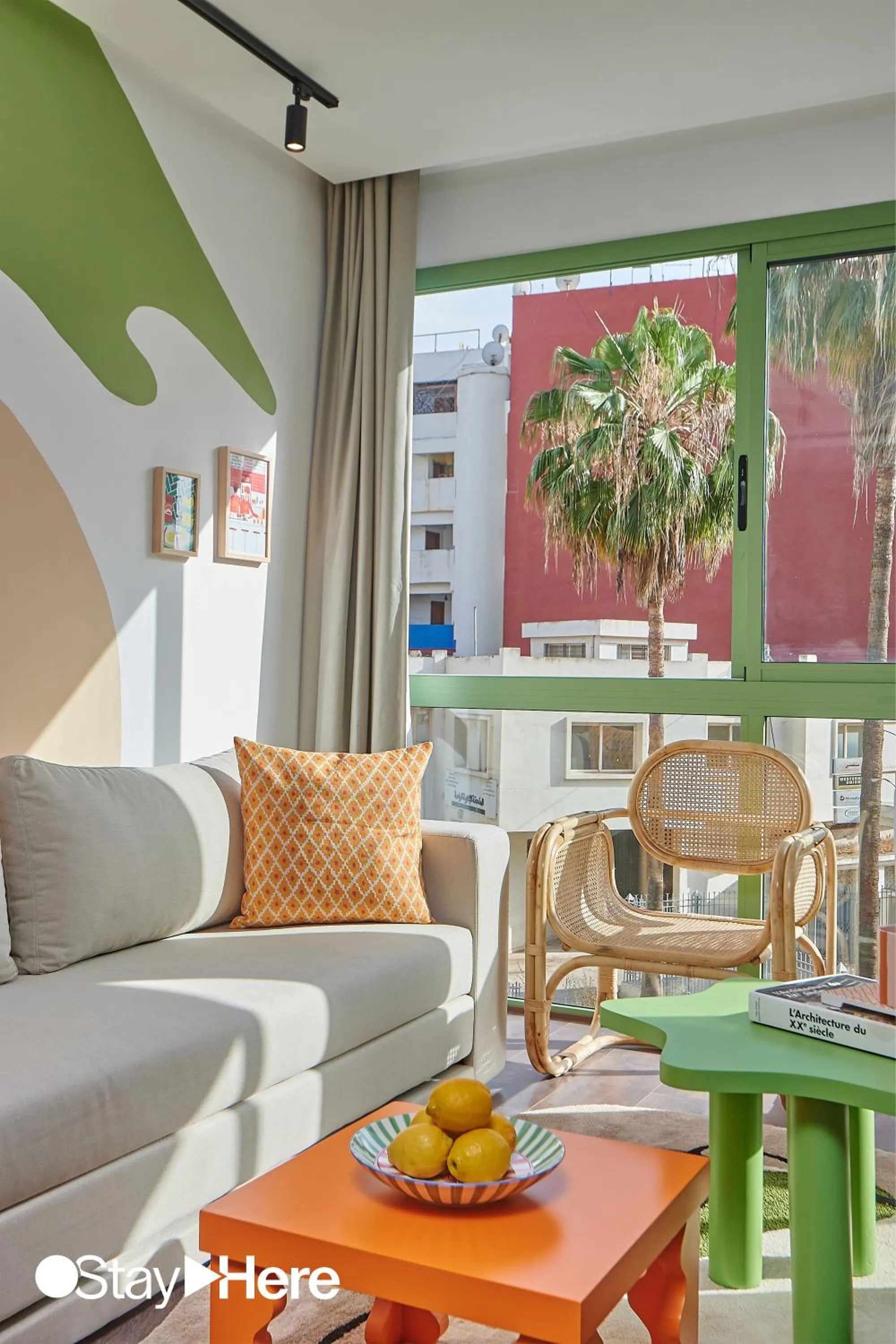 Living room in Stayhere Casablanca - CFC - Vibrant Residence