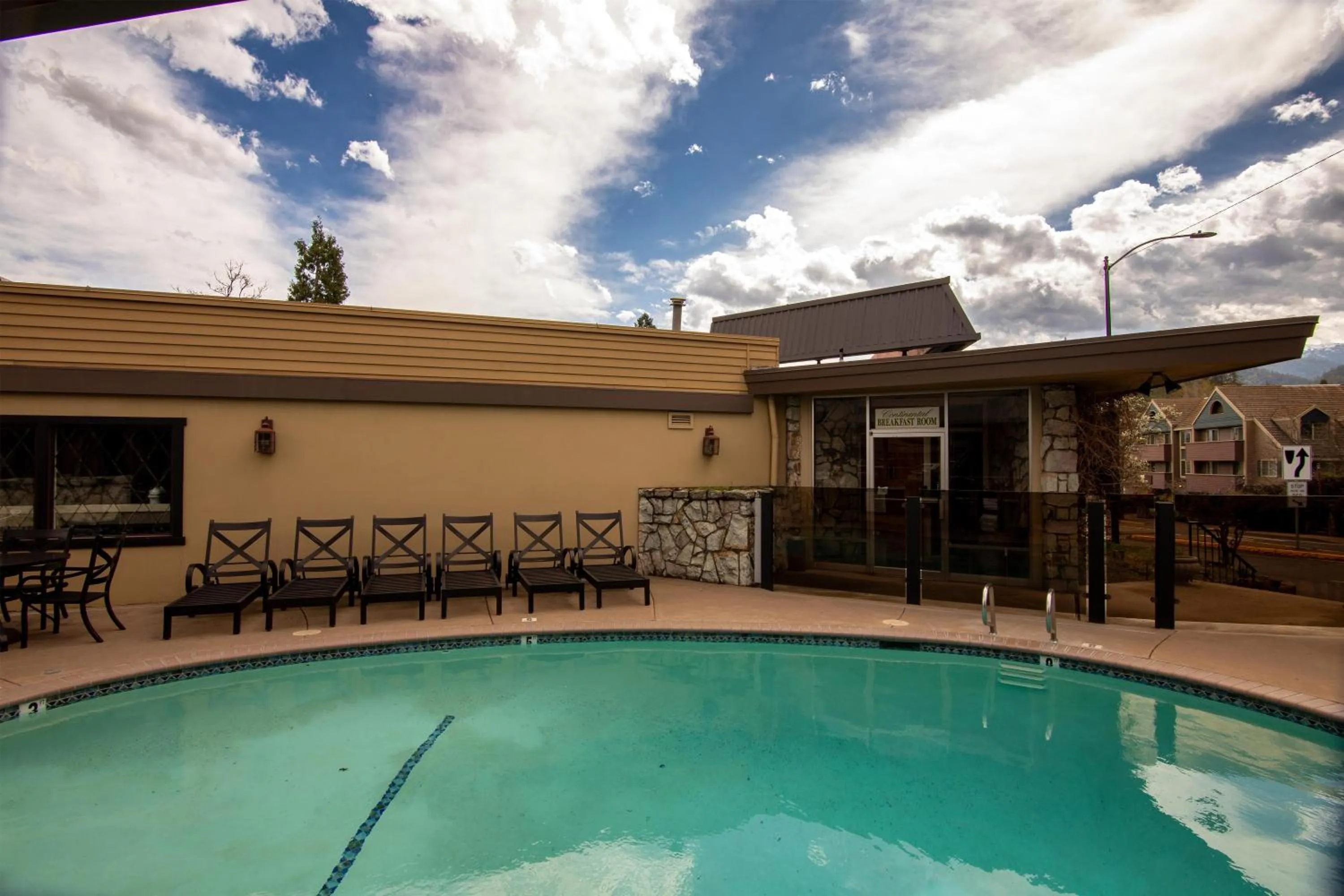 Pool view in The Bard's Inn - BW Signature Collection by Best Western