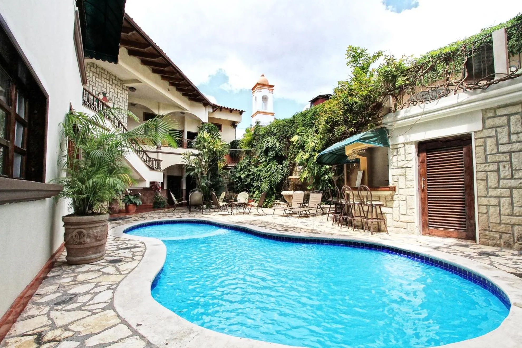 Facade/entrance in Hotel Plaza Copan