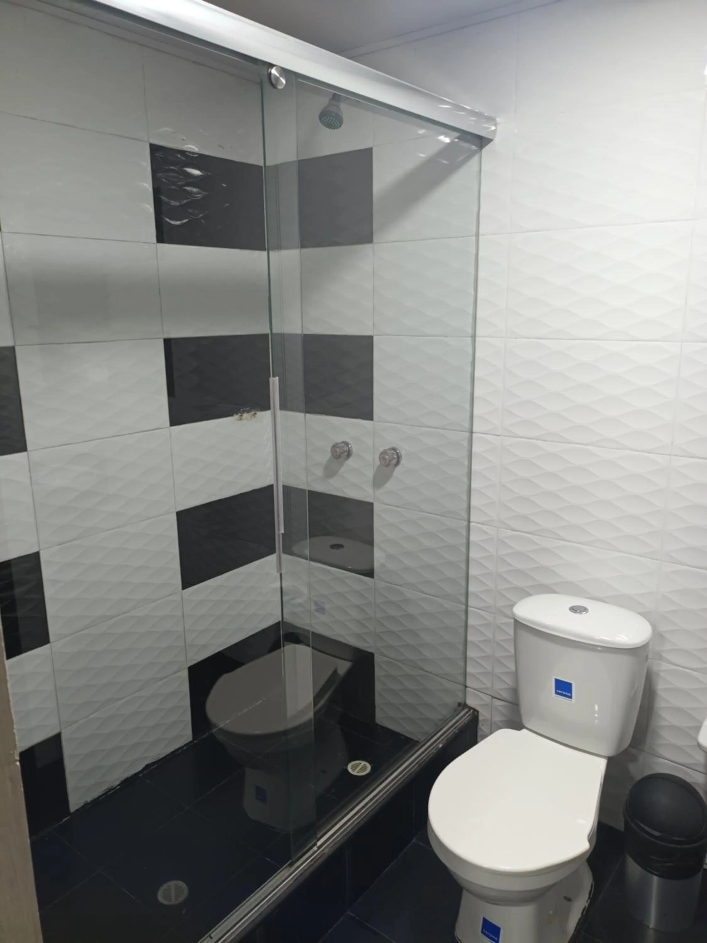 Shower in Hotel Santiago Plaza