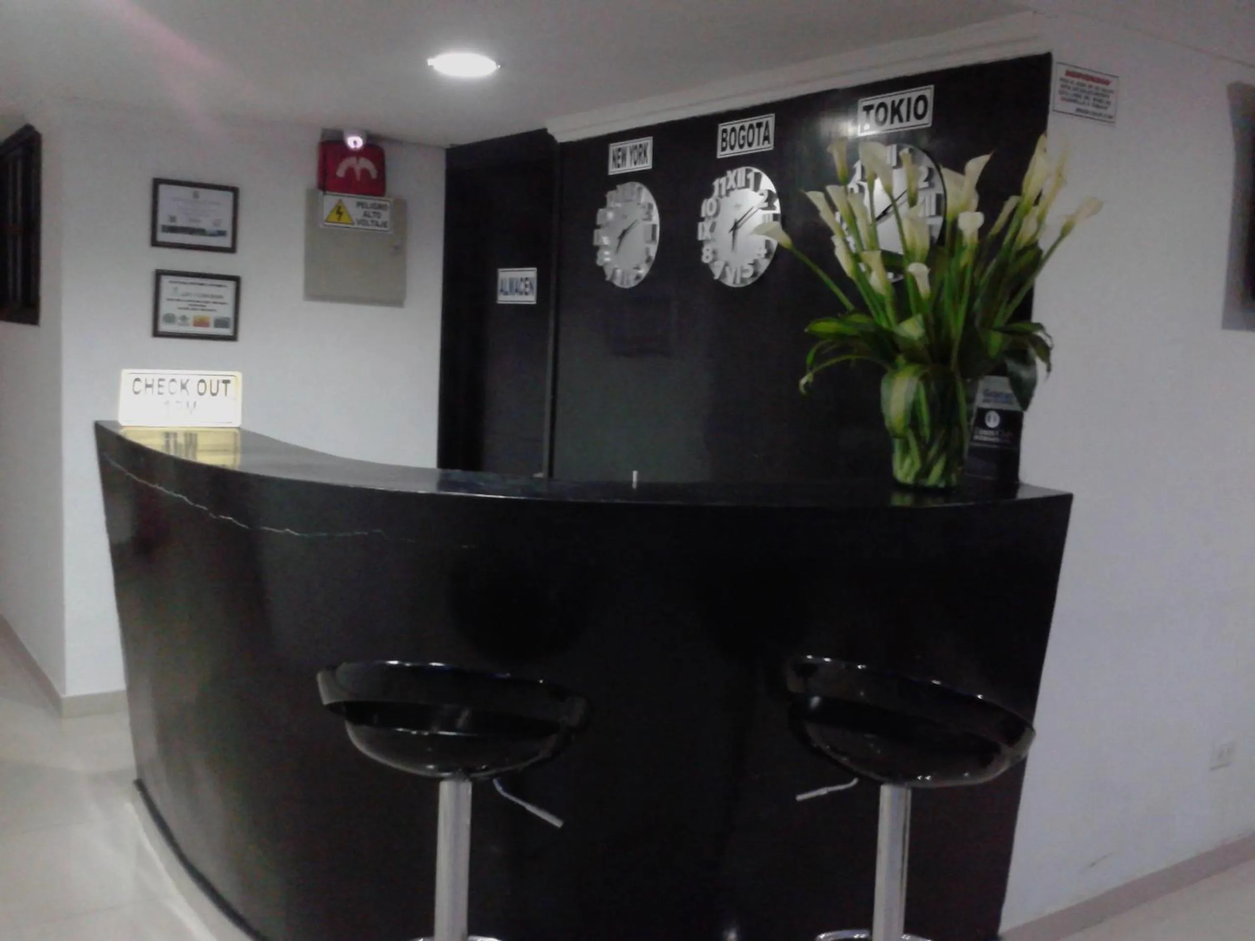 Lobby or reception in Hotel Santiago Plaza