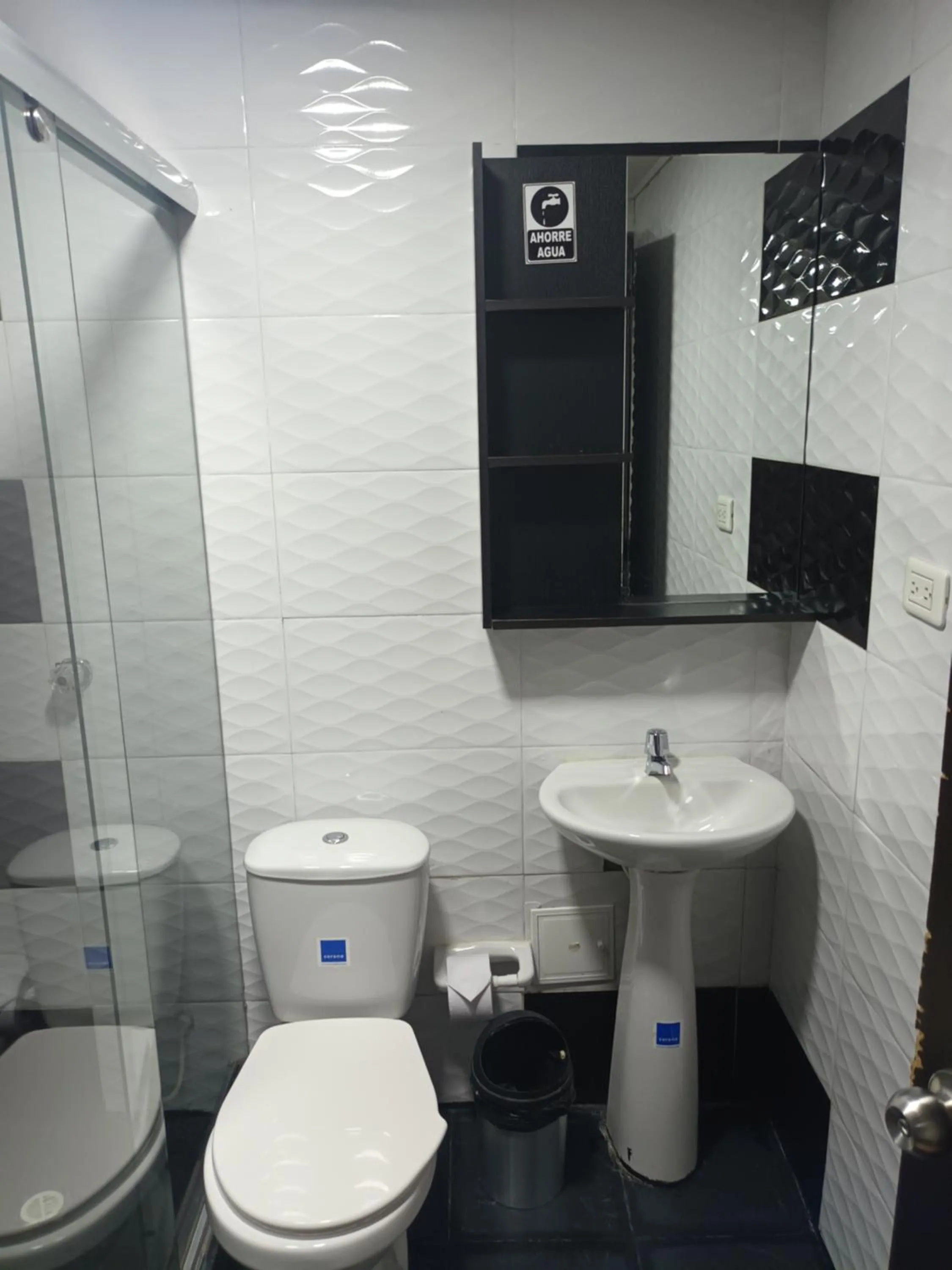 Toilet in Hotel Santiago Plaza