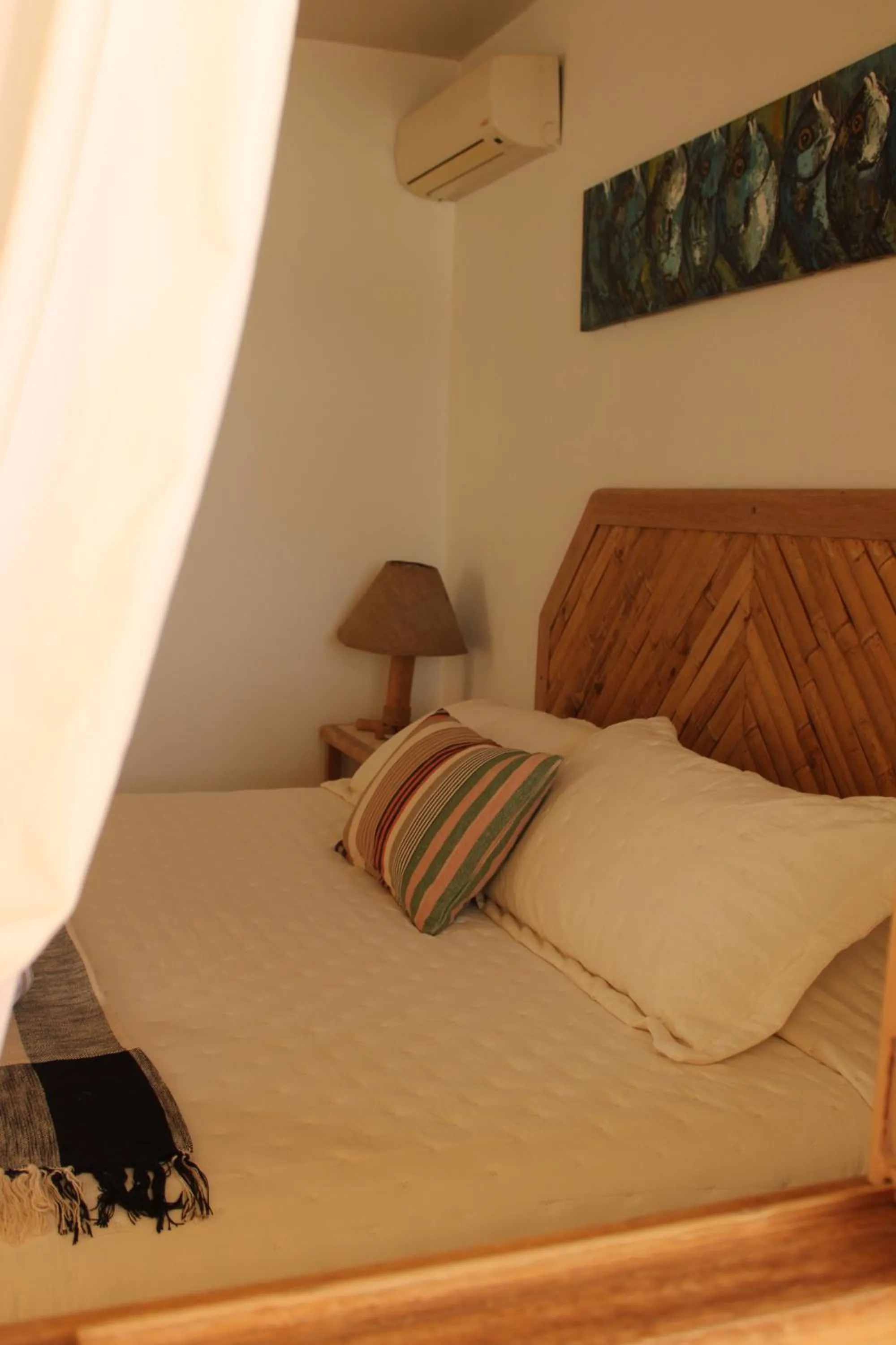 Bed in Mancora Beach Hotel