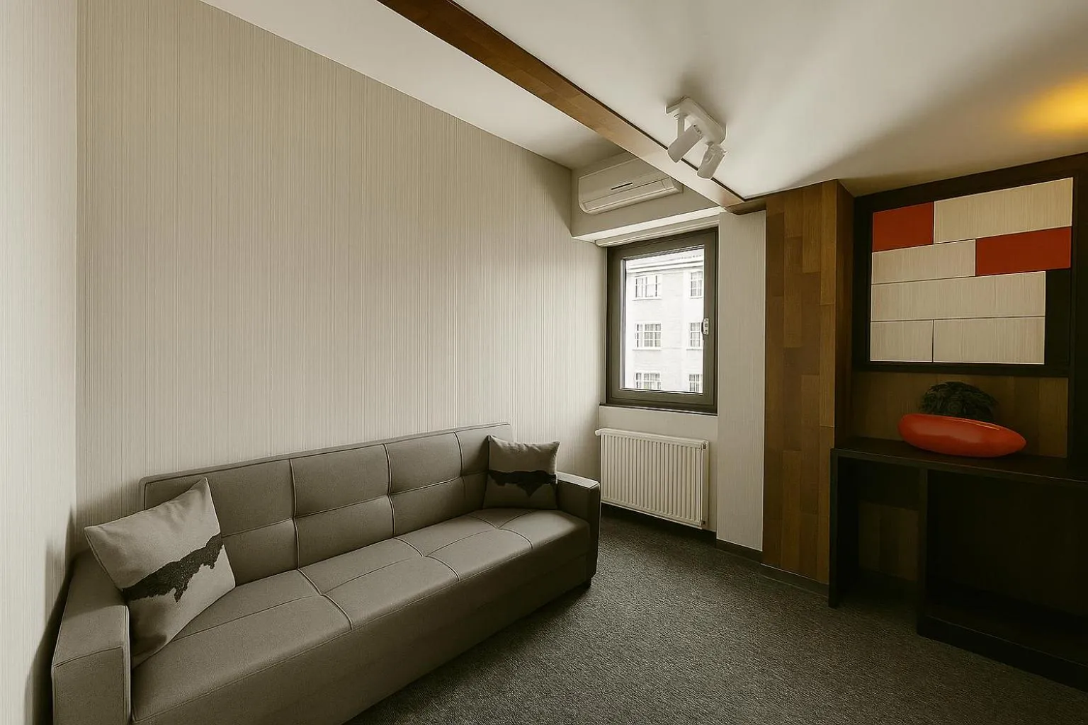 Living room in Black Art Otel