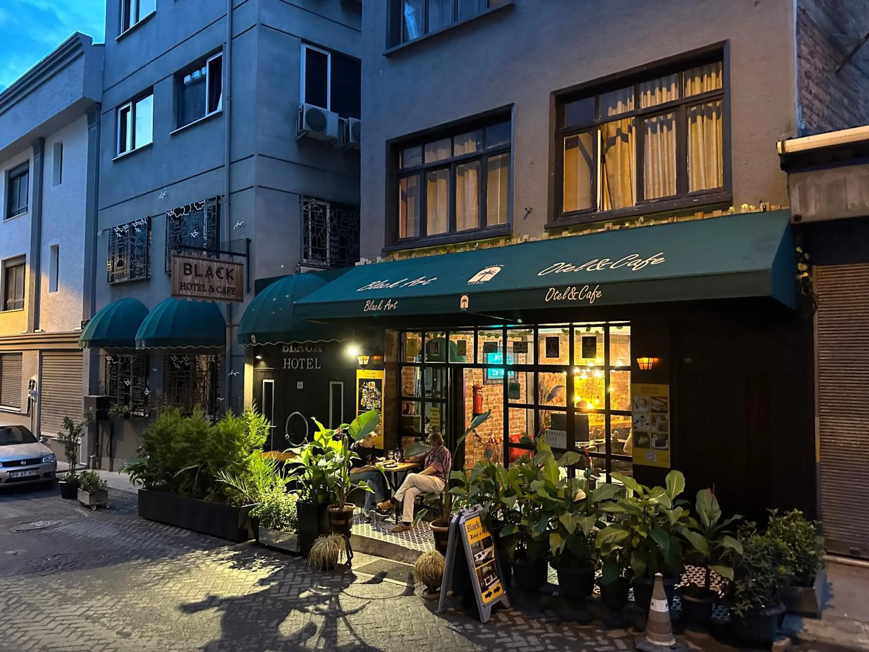 Property building in Black Art Otel Property building in Black Art Otel