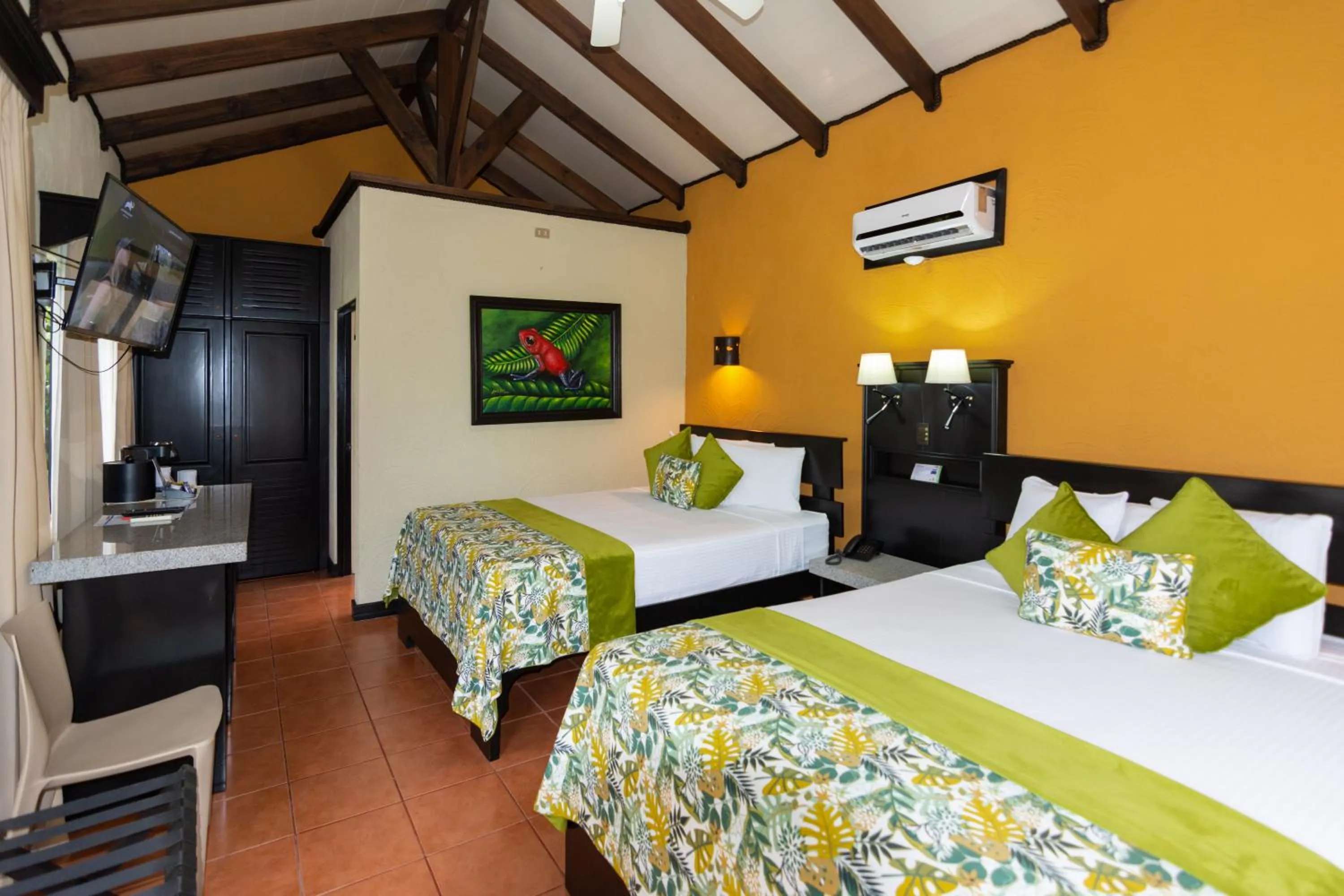 Bed in Hotel Arenal Springs Resort & Spa