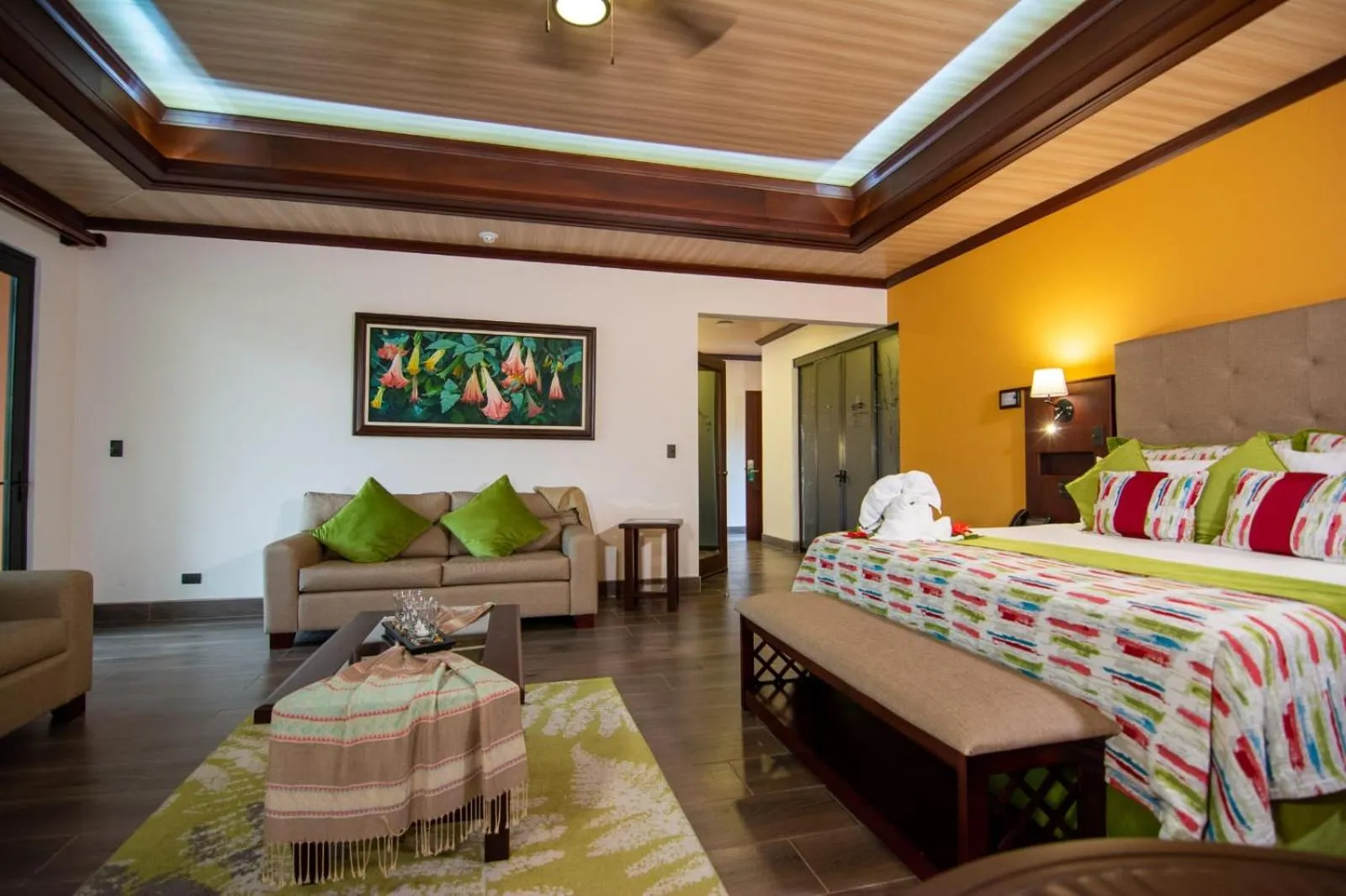 Bed in Hotel Arenal Springs Resort & Spa