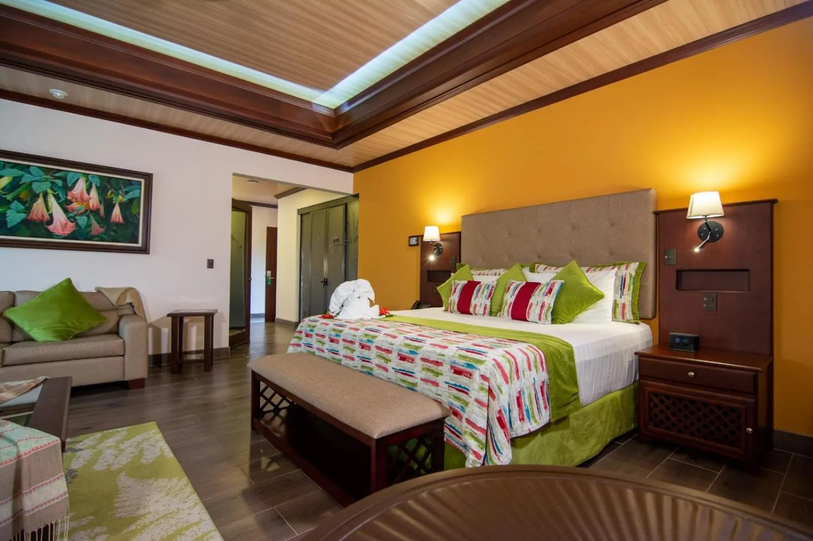 Bed in Hotel Arenal Springs Resort & Spa