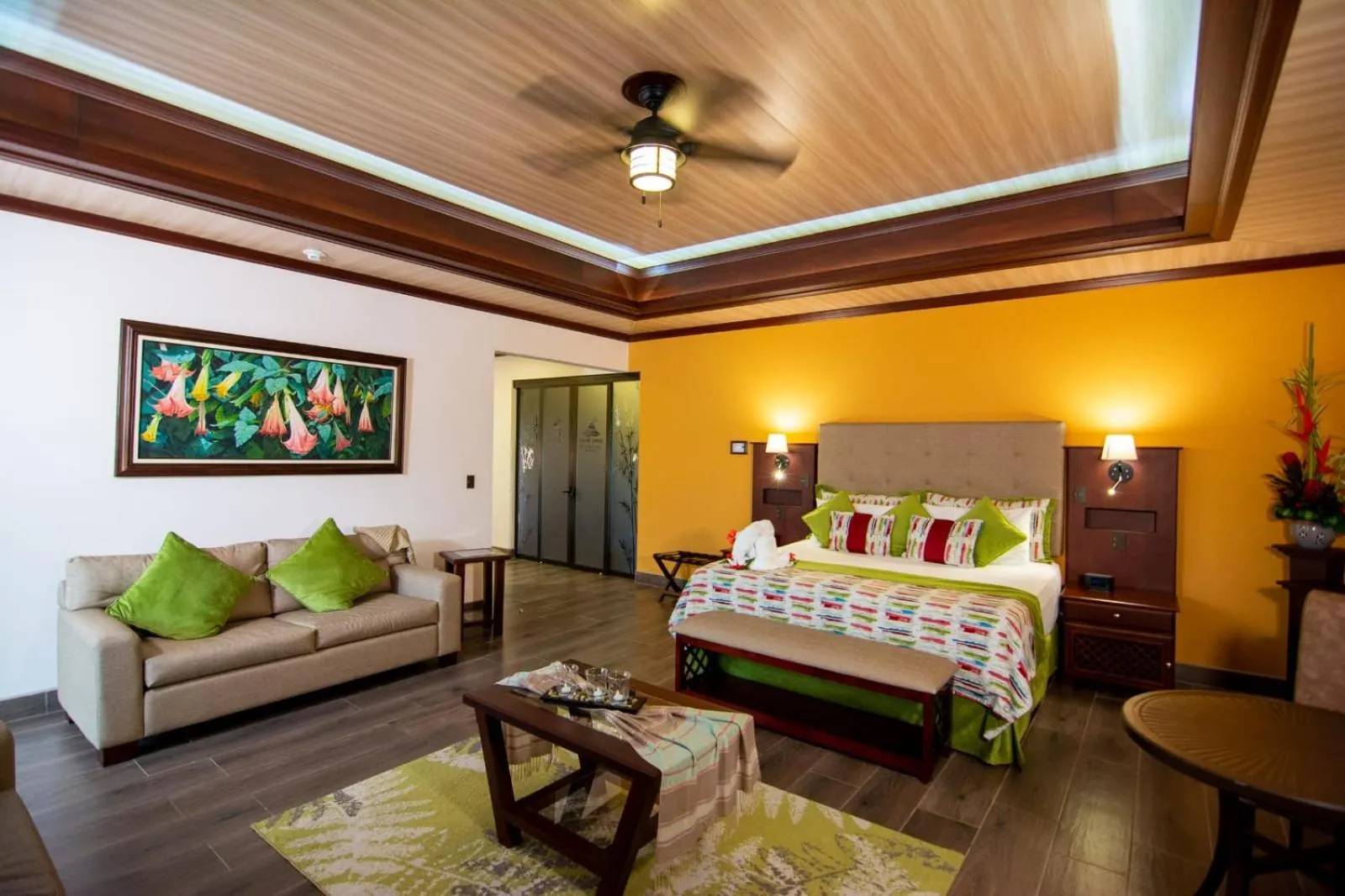 Bed in Hotel Arenal Springs Resort & Spa