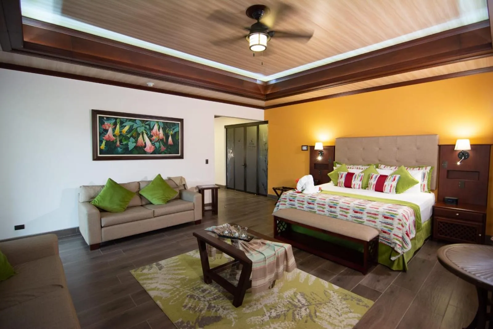 Bed in Hotel Arenal Springs Resort & Spa