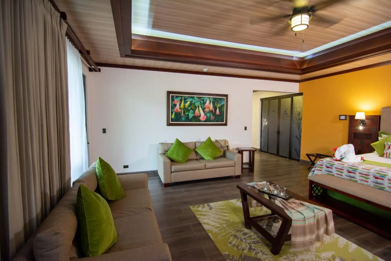 Living room, Bed in Hotel Arenal Springs Resort & Spa