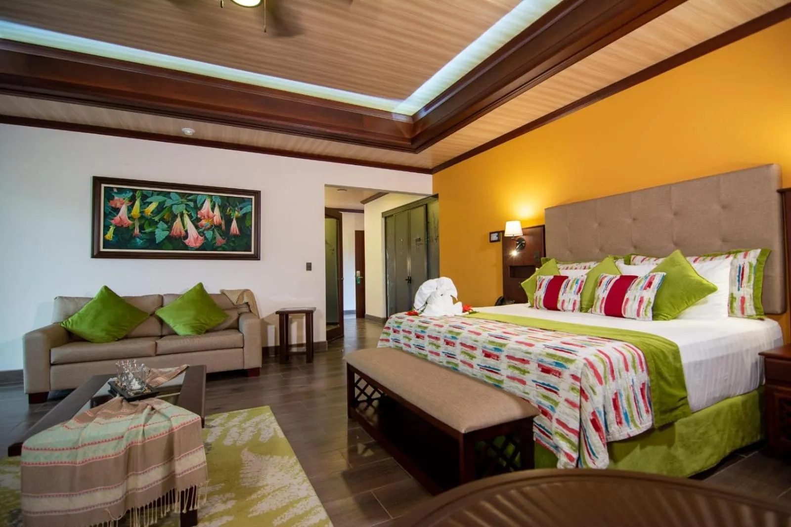 Bed in Hotel Arenal Springs Resort & Spa