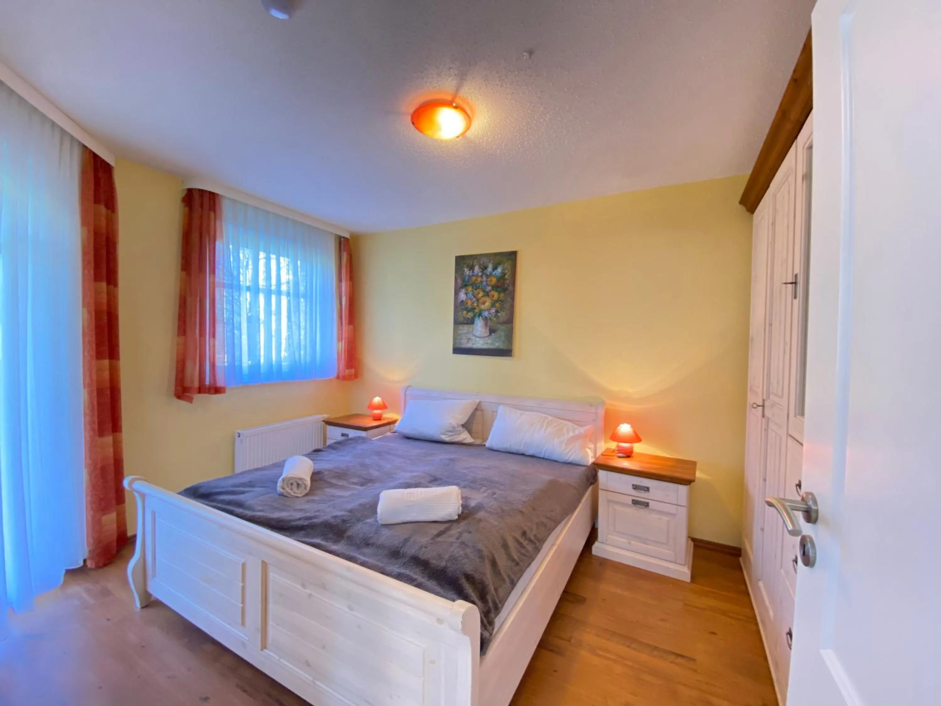 Bed in Villa Seefisch