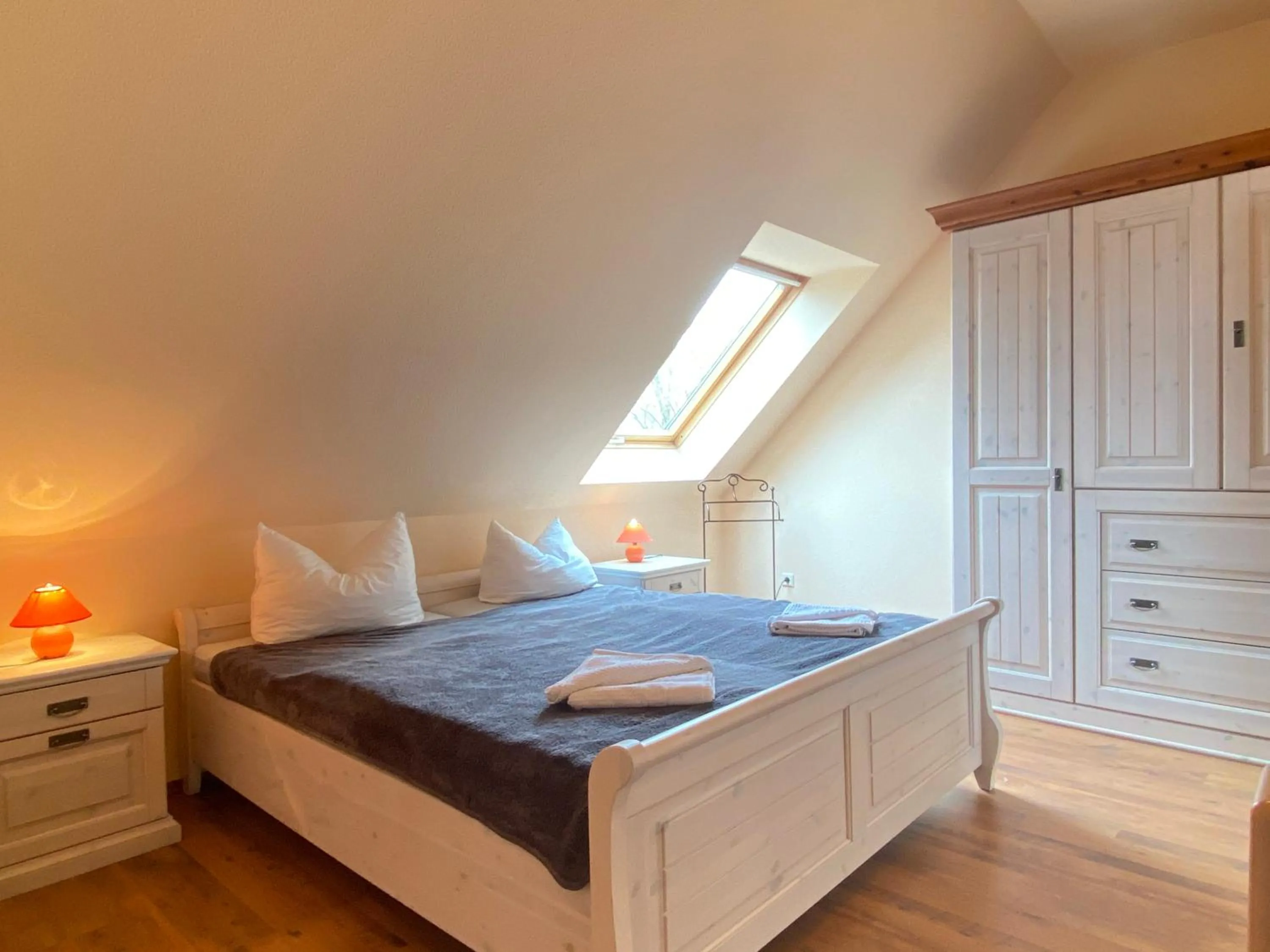 Bed in Villa Seefisch
