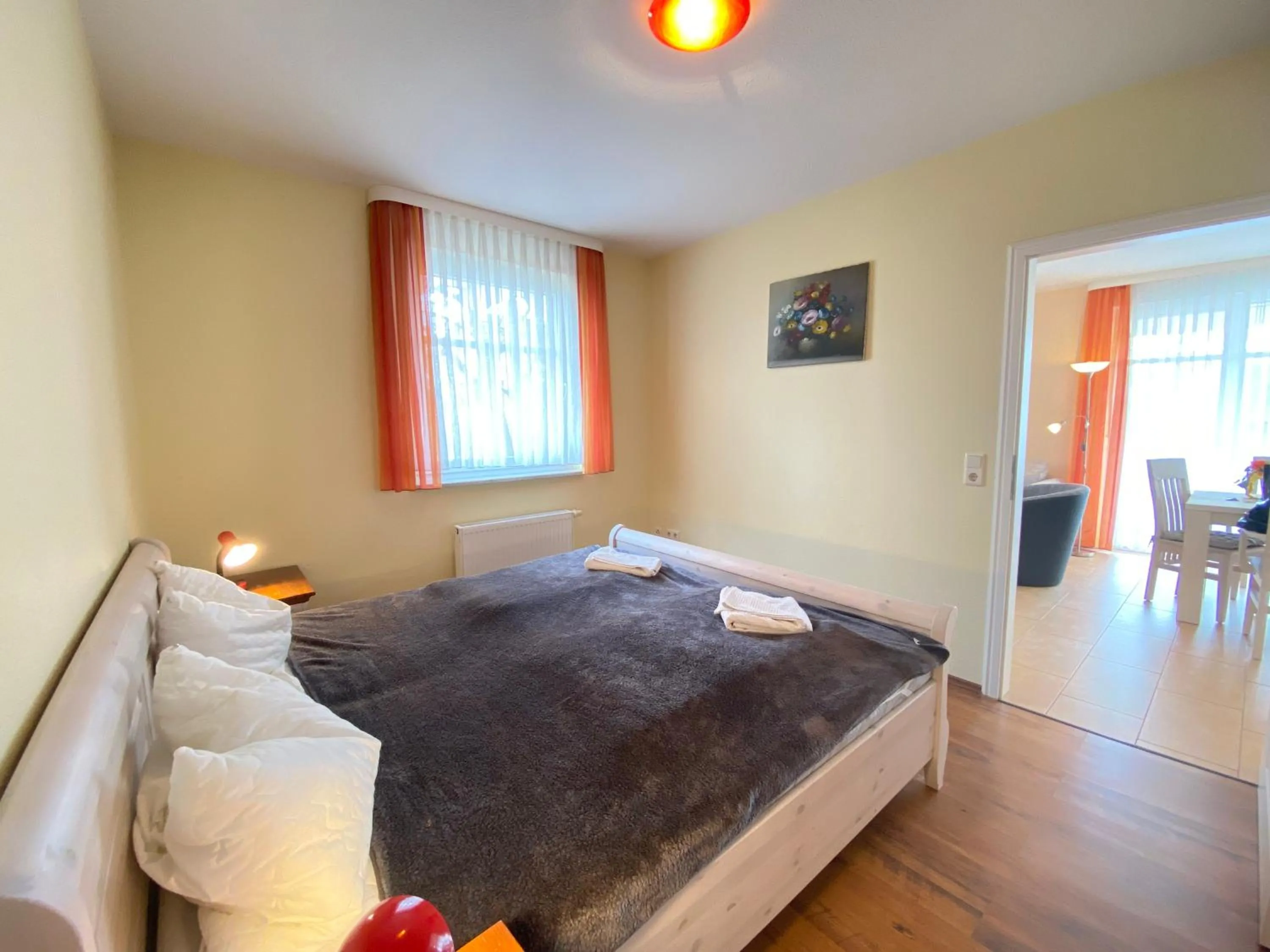 Bed in Villa Seefisch