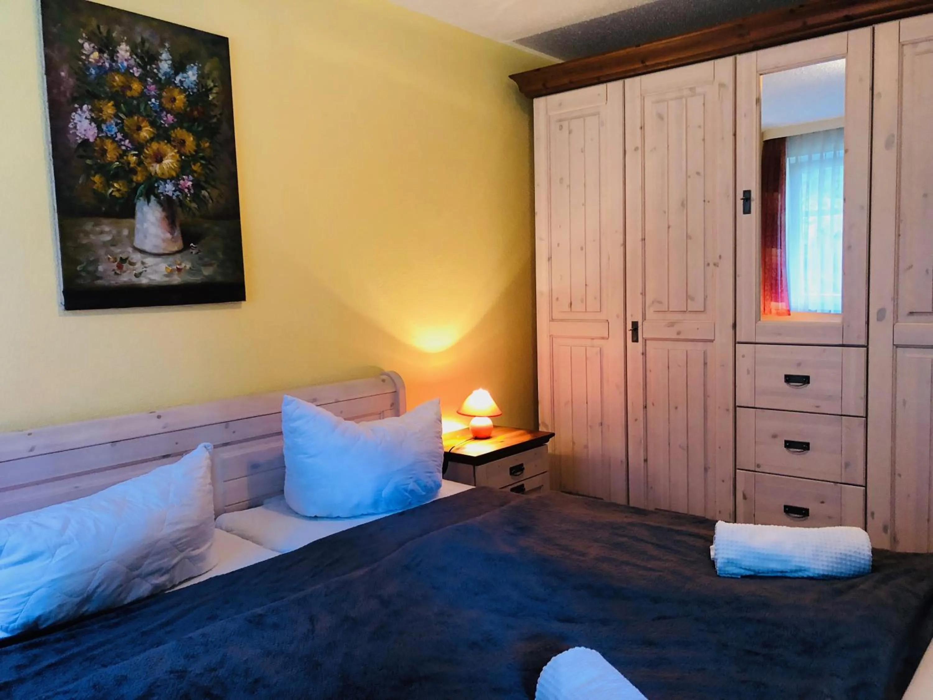 Bed in Villa Seefisch
