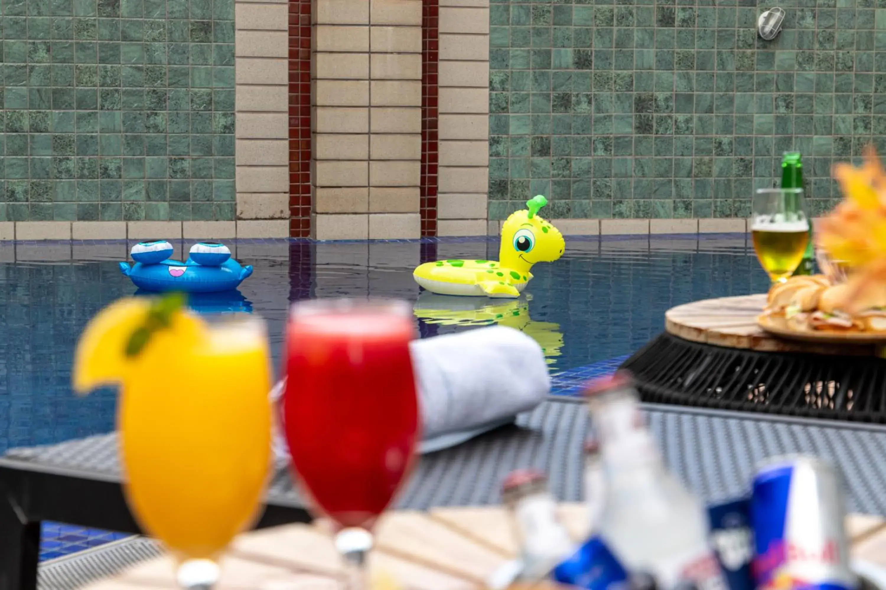 Pool view in Hotel Dan Inn Uberlandia By Nacional Inn Pool view in Hotel Dan Inn Uberlandia By Nacional Inn