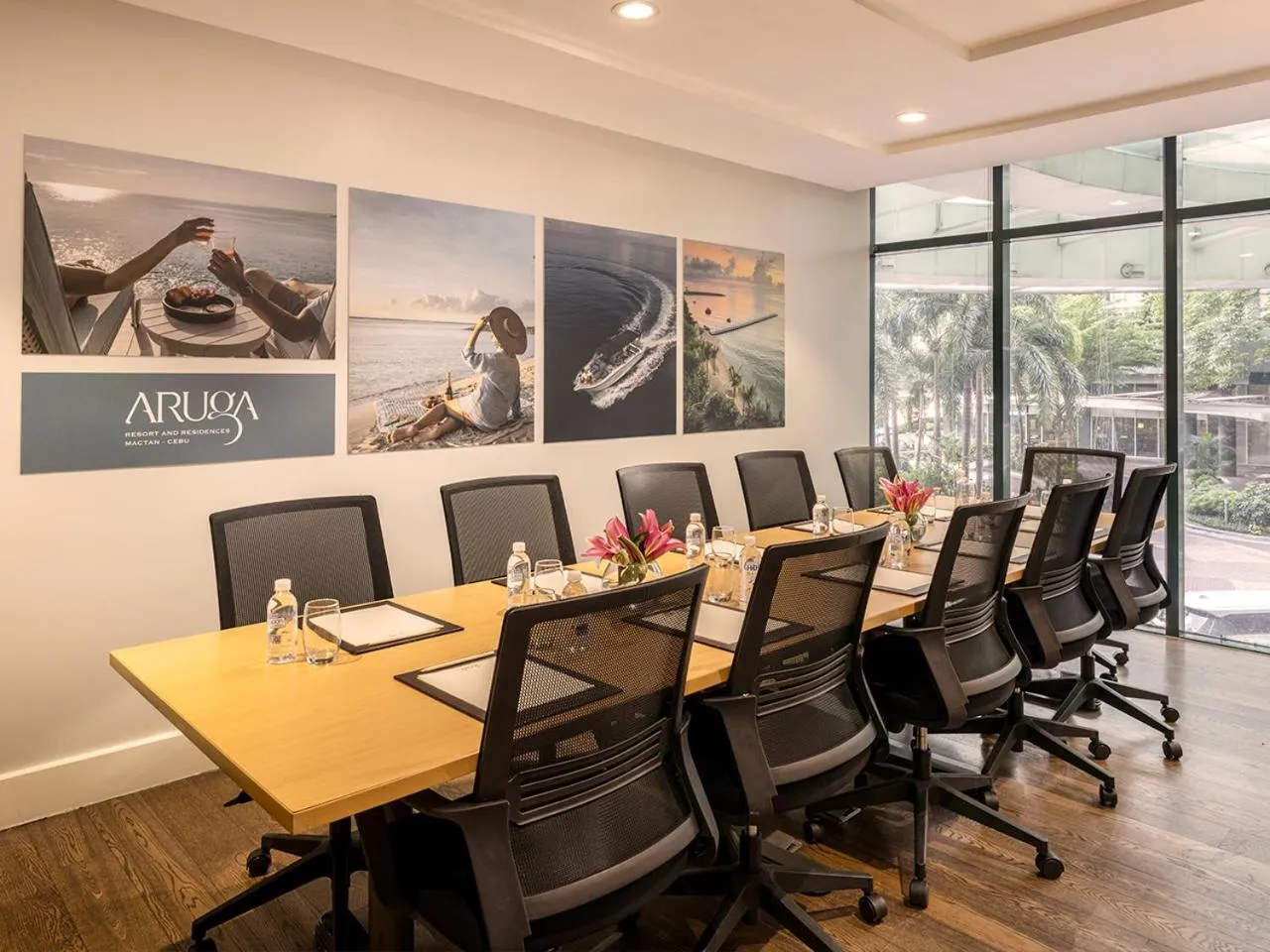 Meeting/conference room in Aruga Apartments by Rockwell Makati
