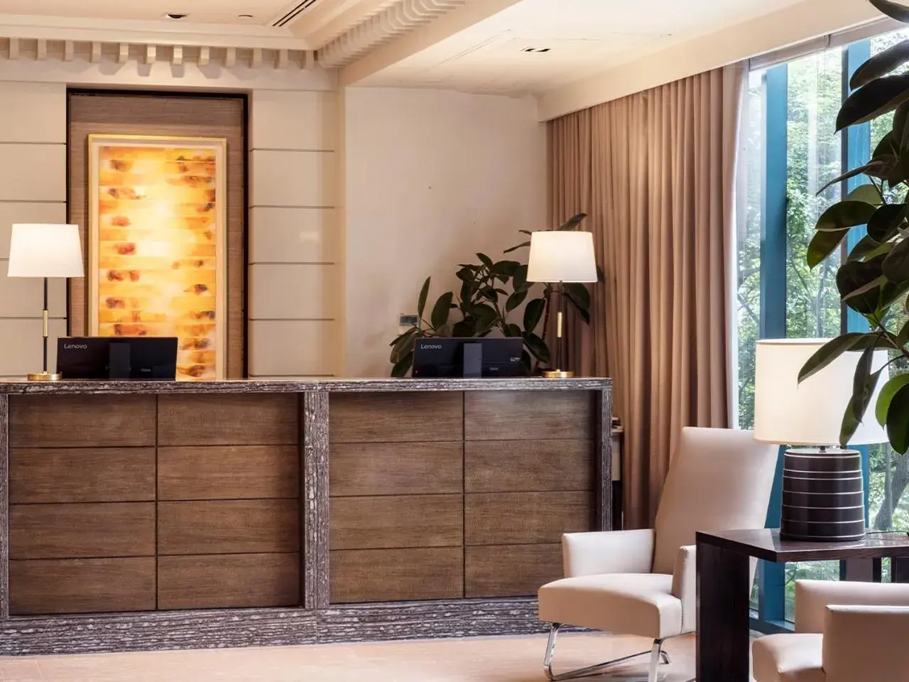 Lobby or reception in Aruga Apartments by Rockwell Makati Lobby or reception in Aruga Apartments by Rockwell Makati
