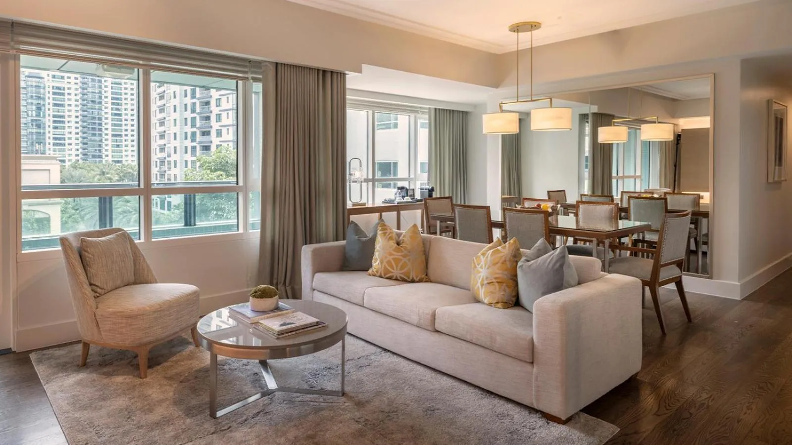 Living room in Aruga Apartments by Rockwell Makati