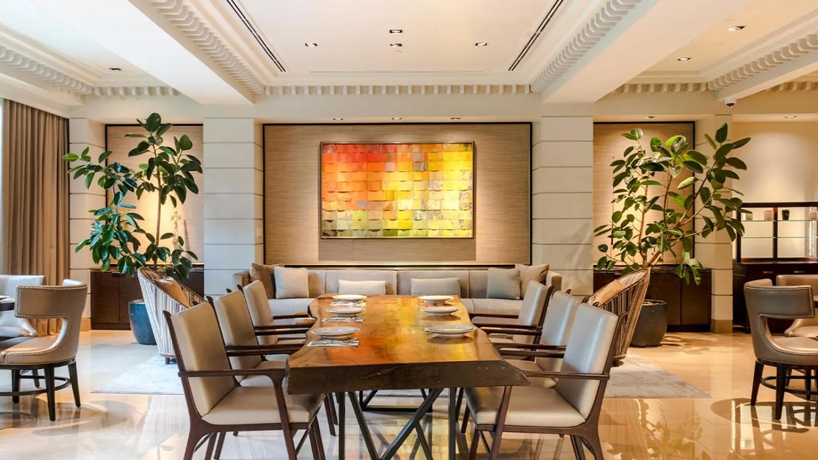 Lobby or reception in Aruga Apartments by Rockwell Makati