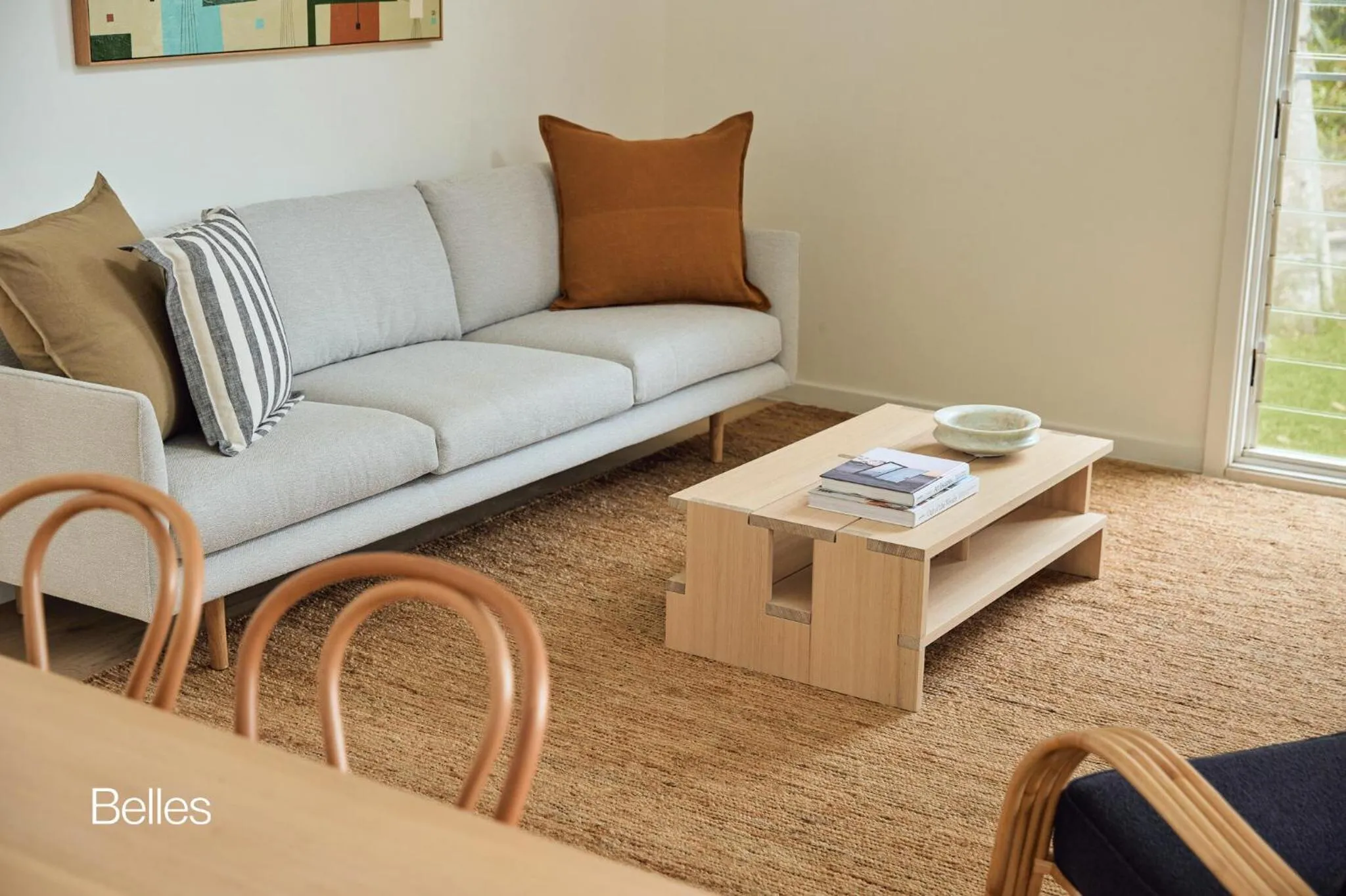 Living room in Bluewater on the Beach