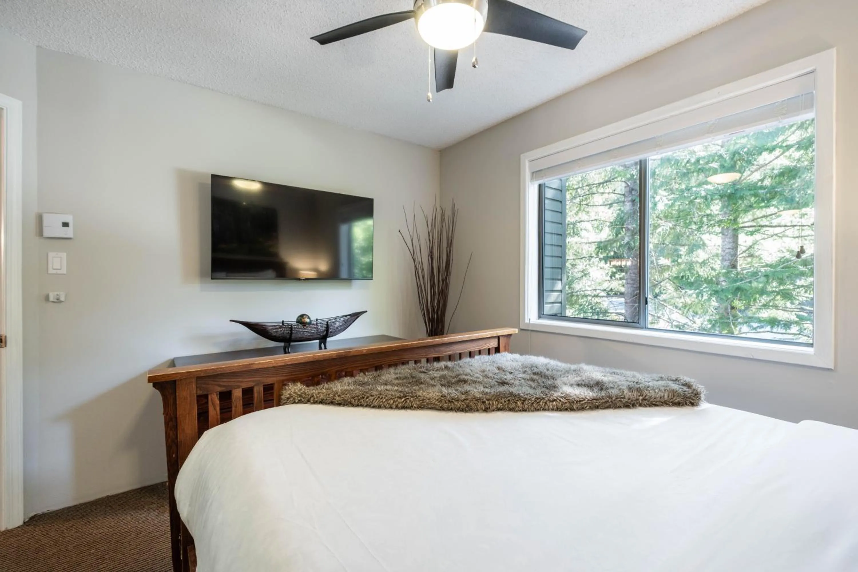 Bed in Powderview by Outpost Whistler