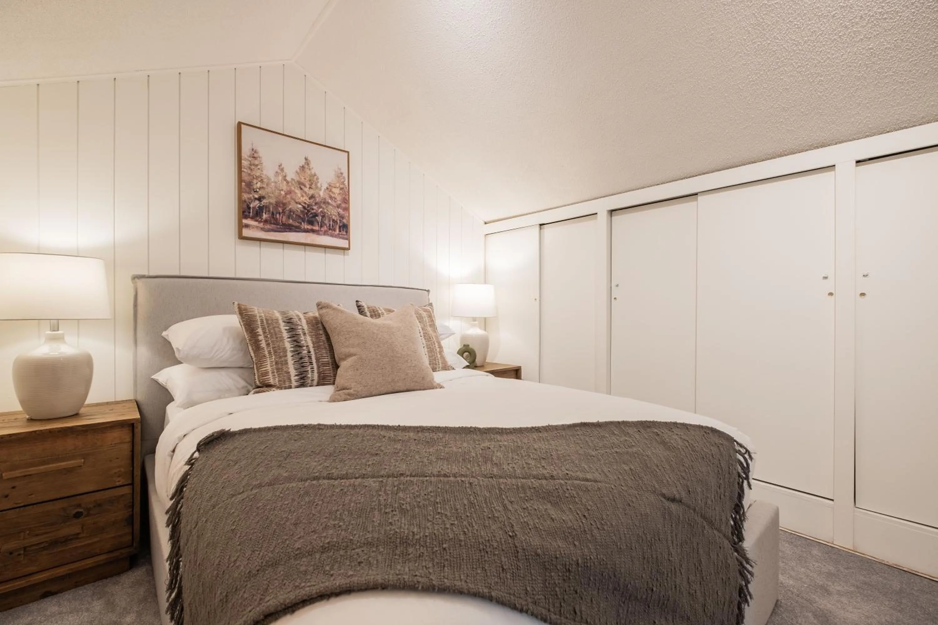 Bed in Powderview by Outpost Whistler