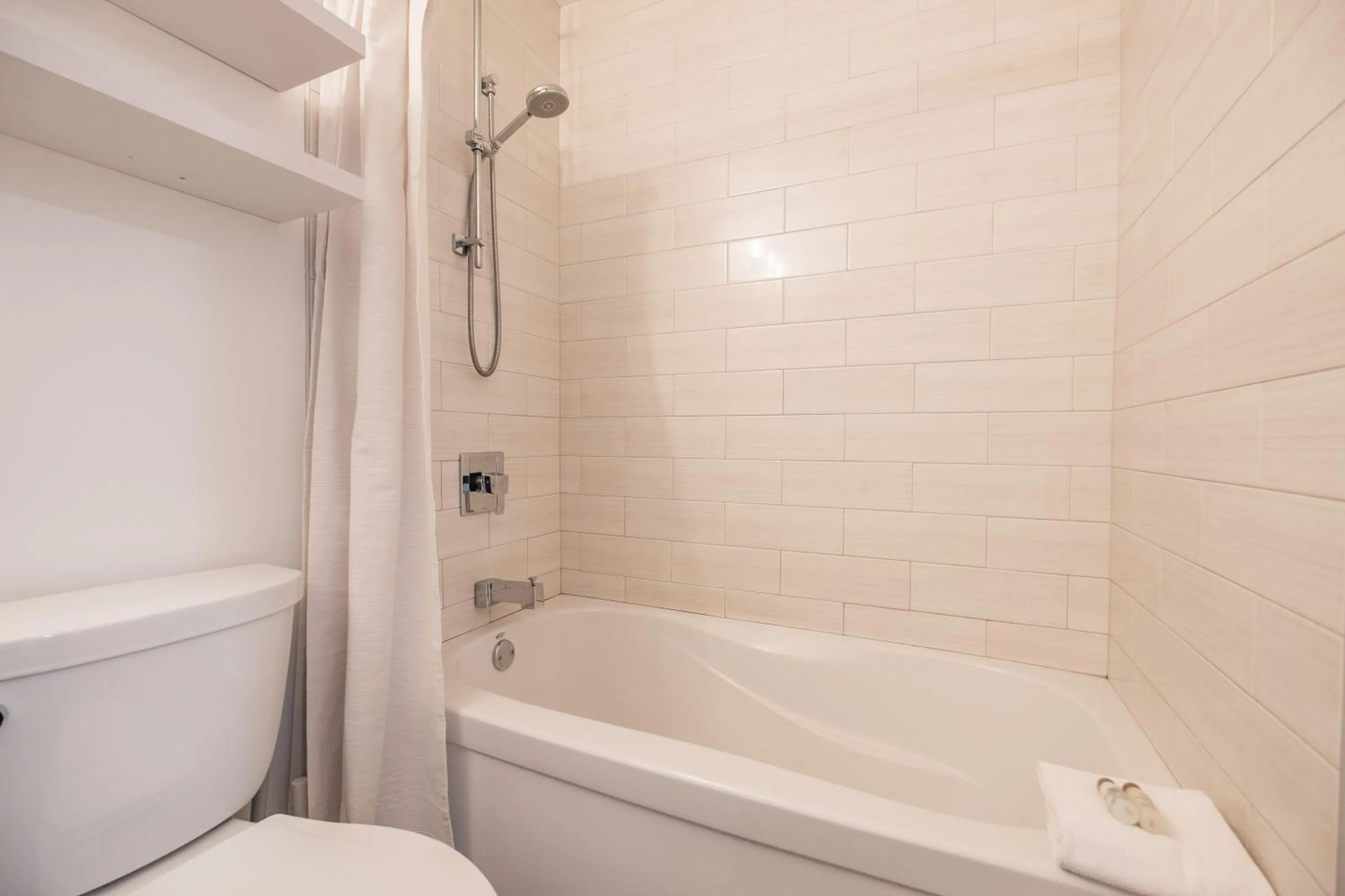 Shower in Powderview by Outpost Whistler