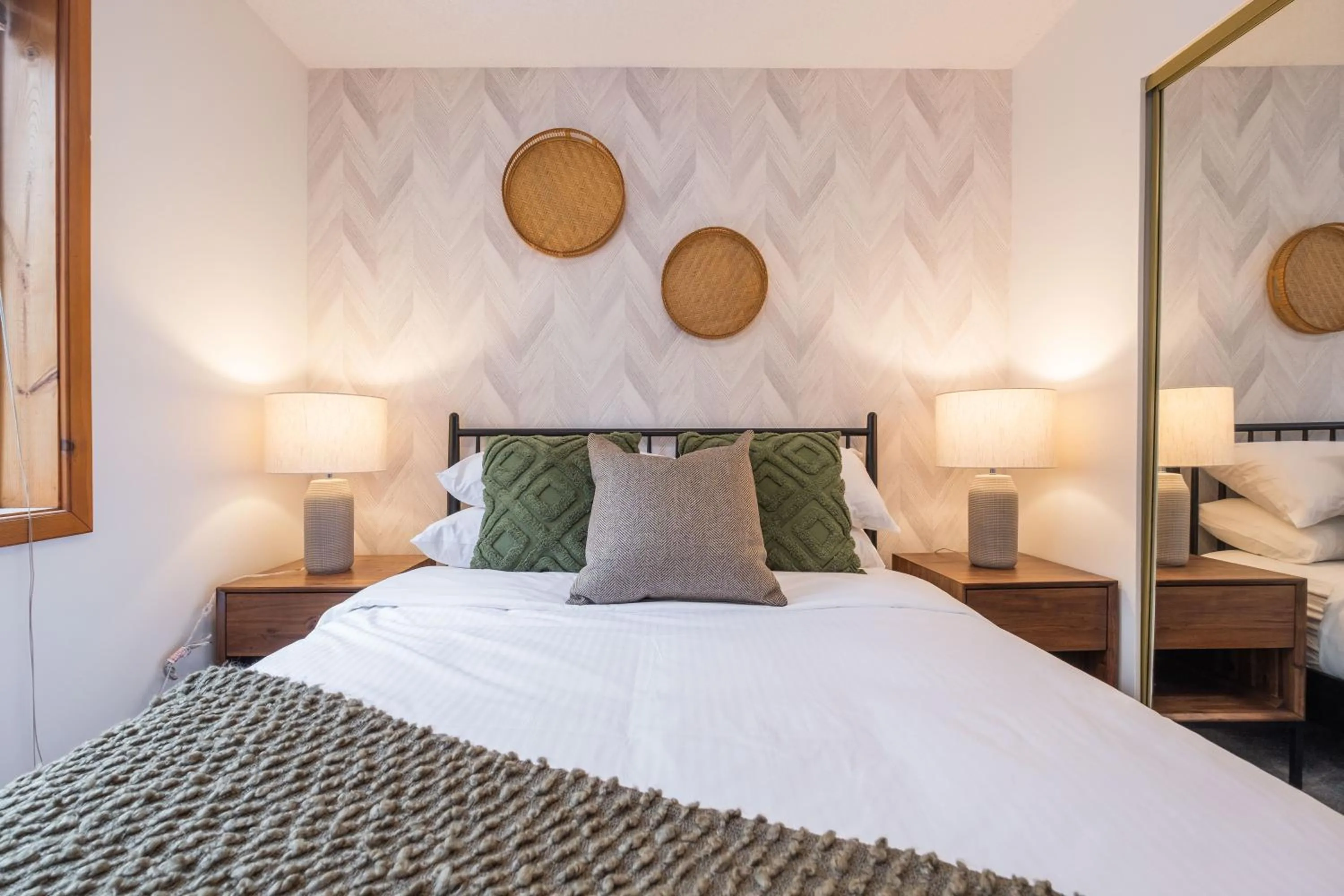 Bed in Powderview by Outpost Whistler