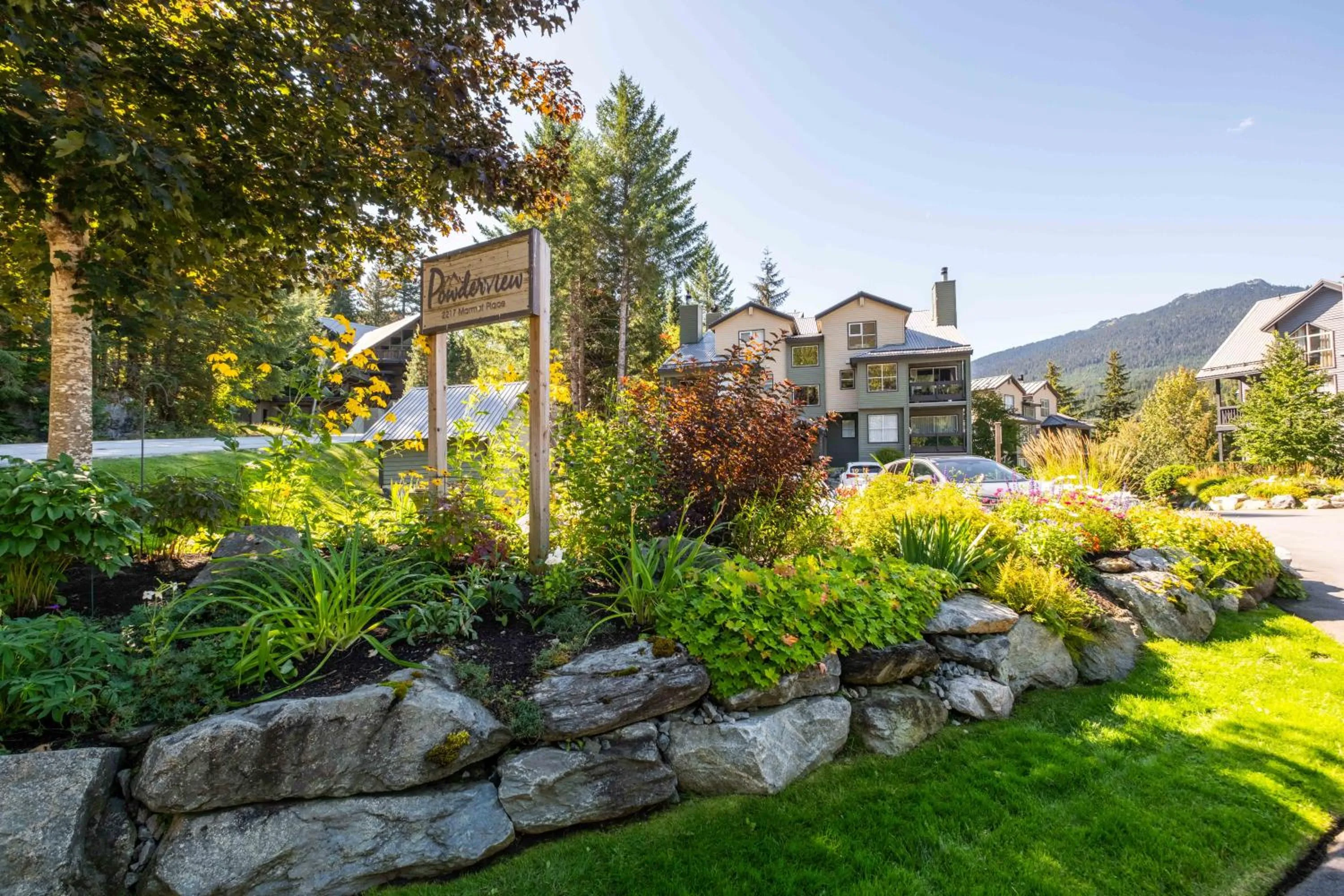 Property logo or sign in Powderview by Outpost Whistler