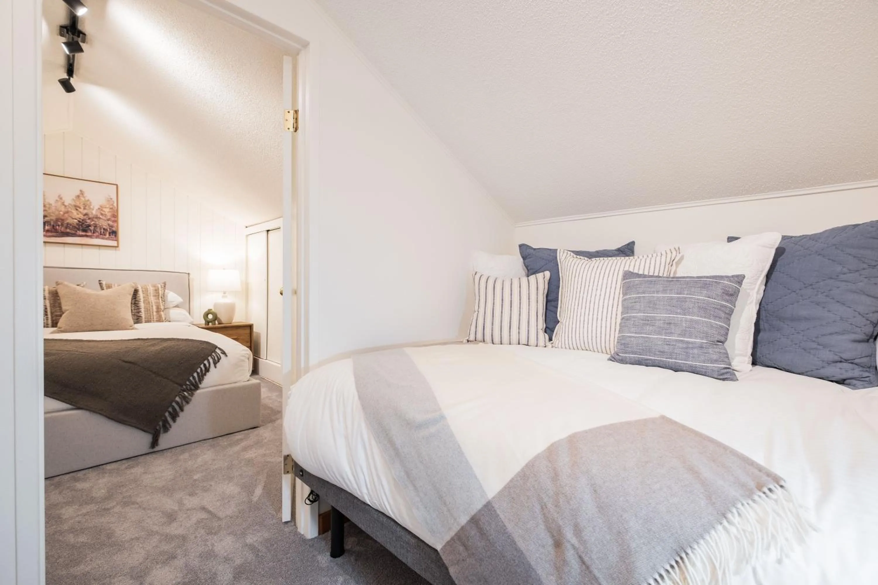 Bed in Powderview by Outpost Whistler