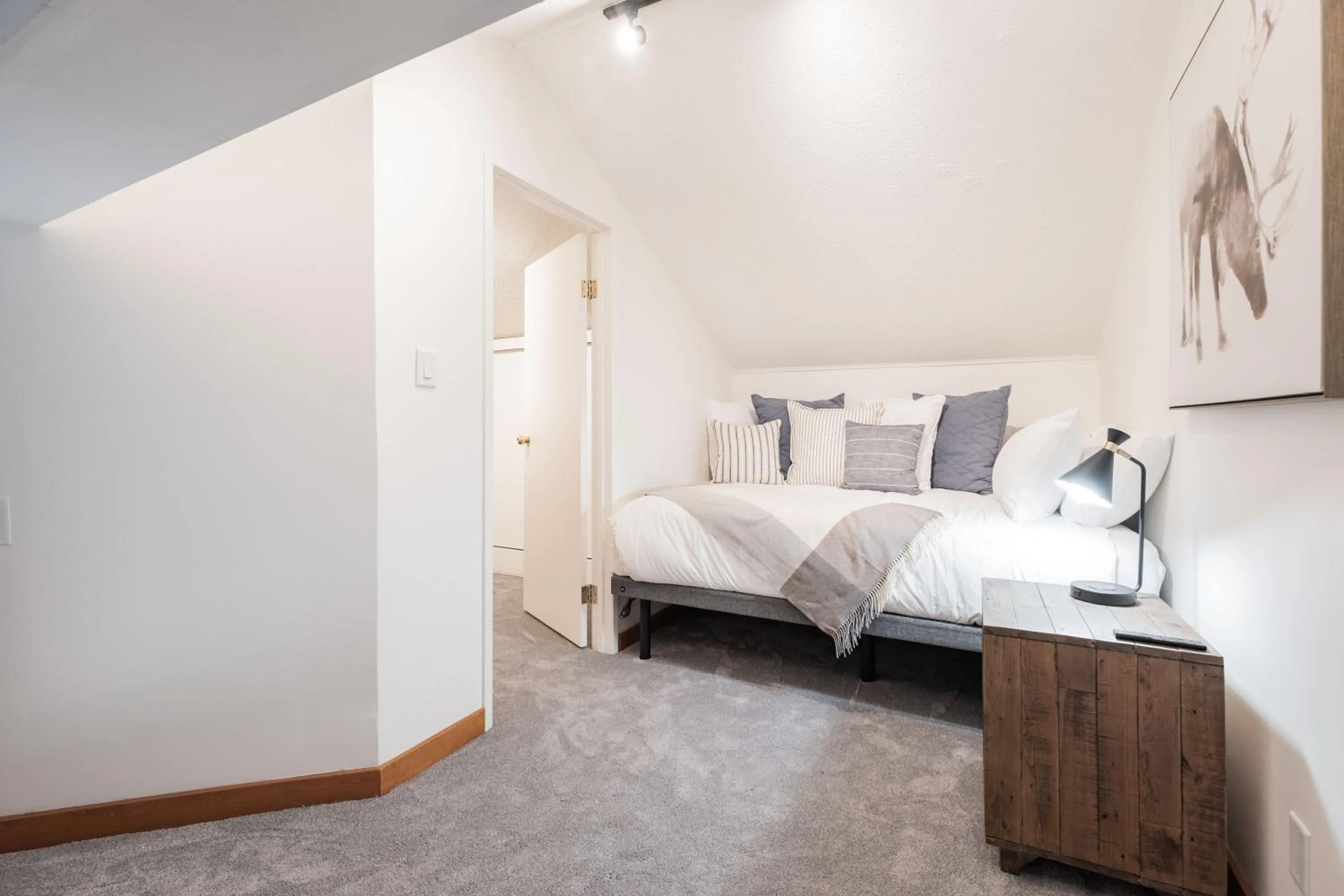 Bed in Powderview by Outpost Whistler