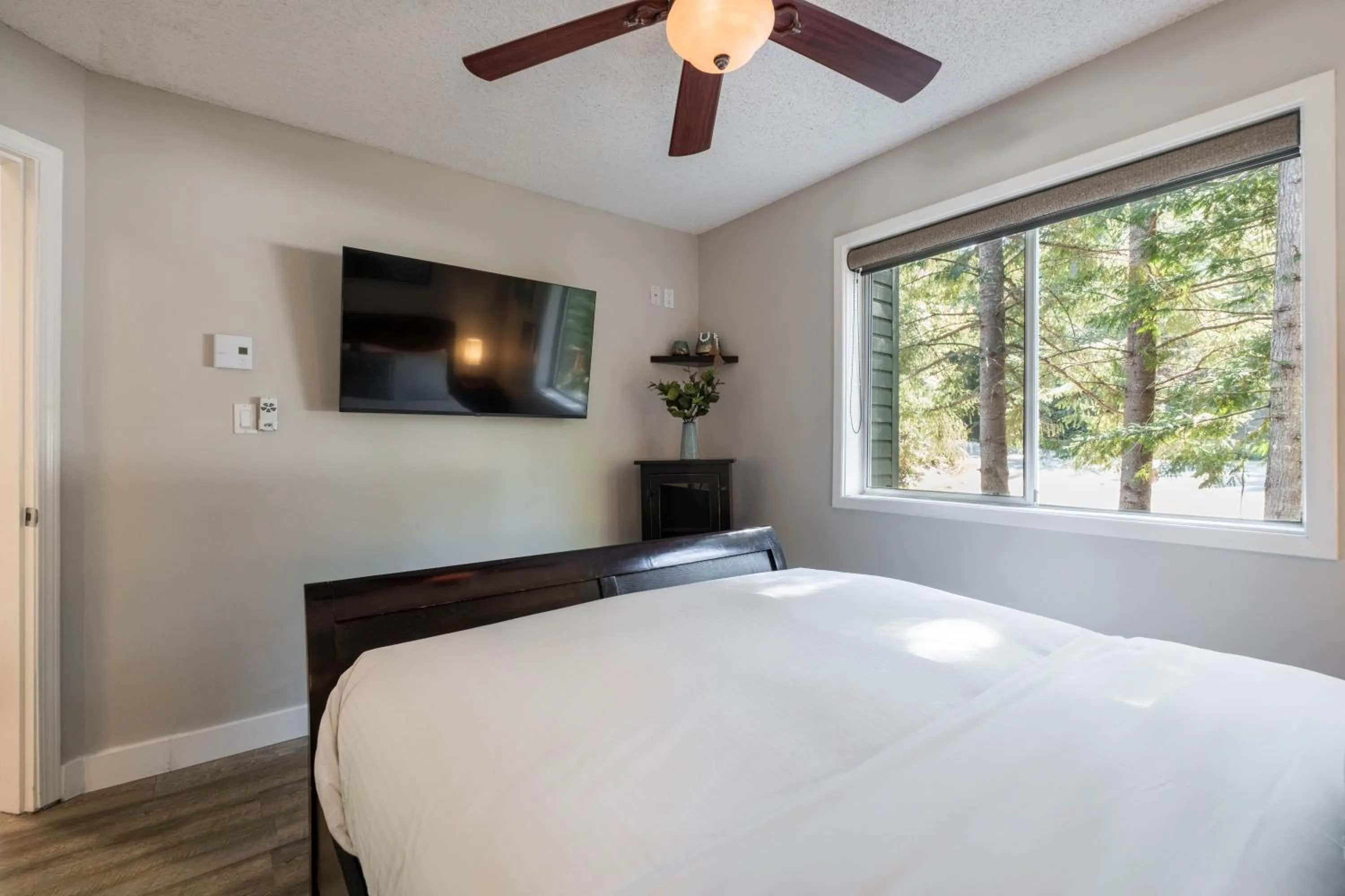 Bed in Powderview by Outpost Whistler