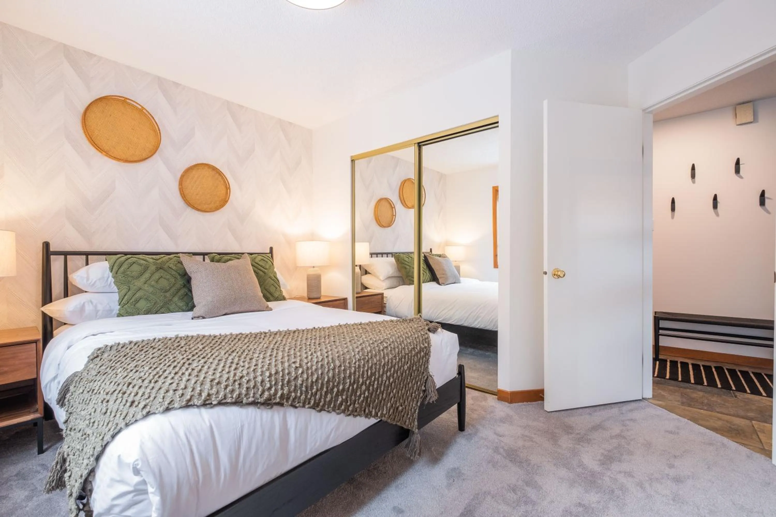 Bed in Powderview by Outpost Whistler