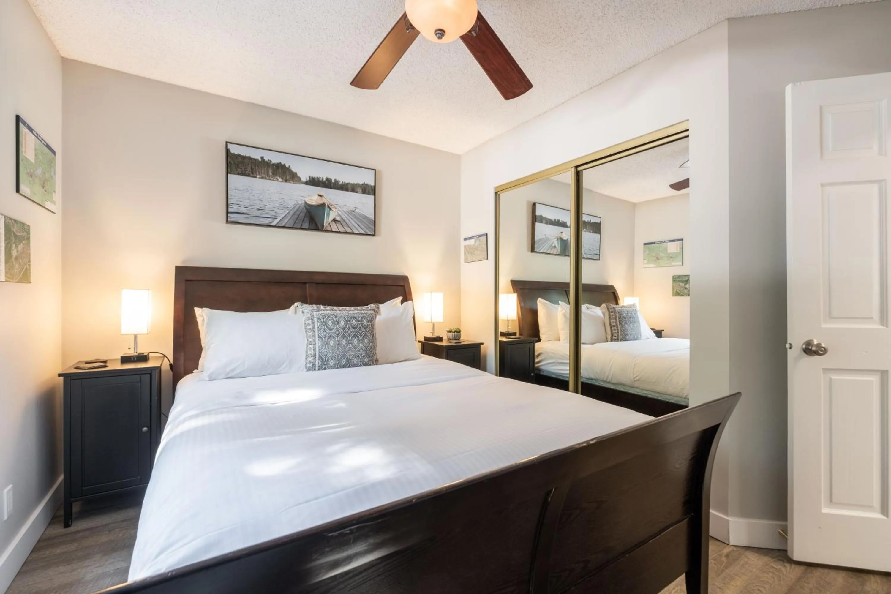 Bed in Powderview by Outpost Whistler