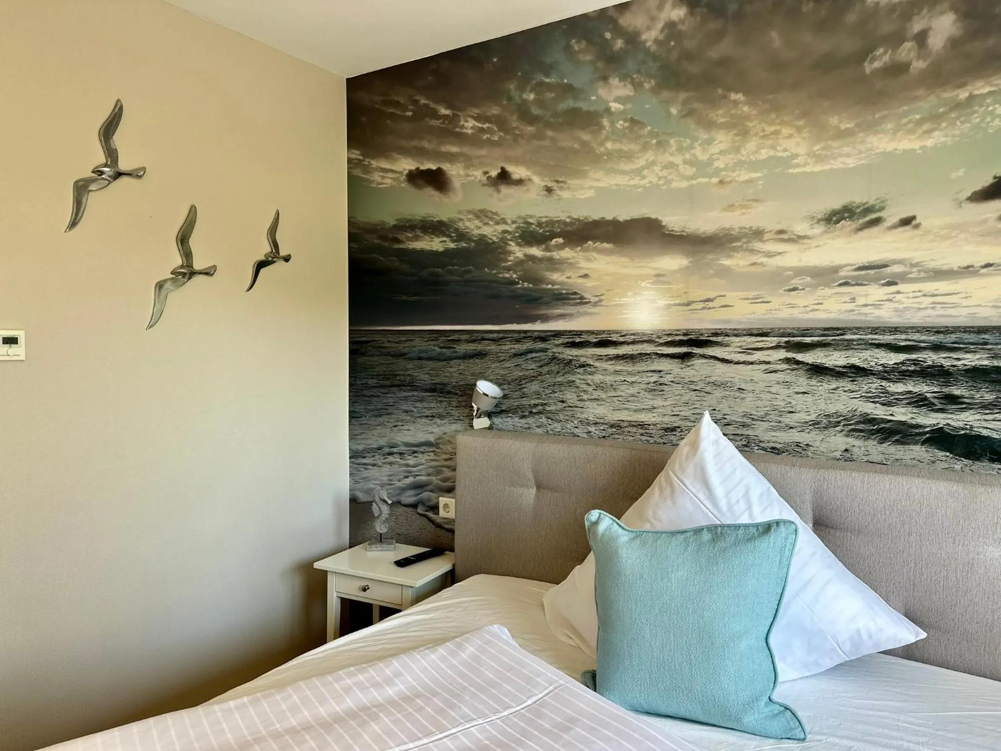 Decorative detail, Bed in Hotel Restaurant Ostsee-Anker