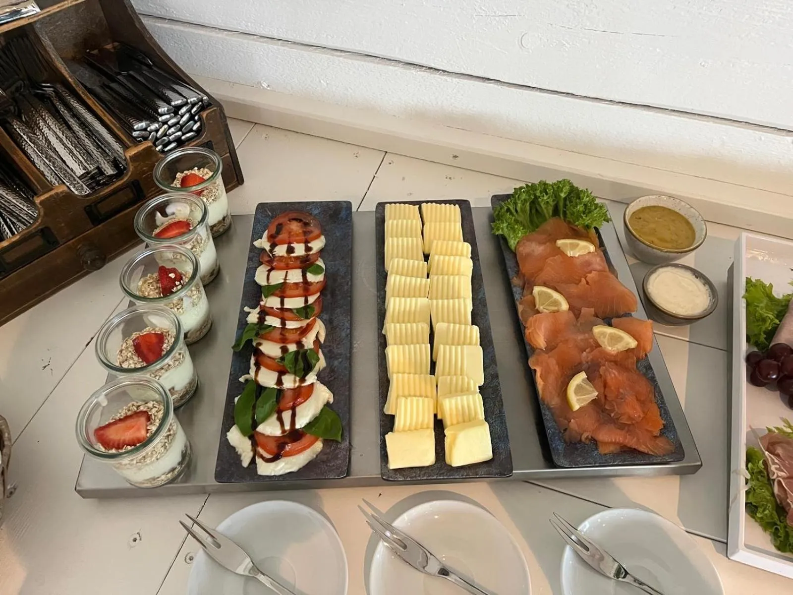 Buffet breakfast in Hotel Restaurant Ostsee-Anker