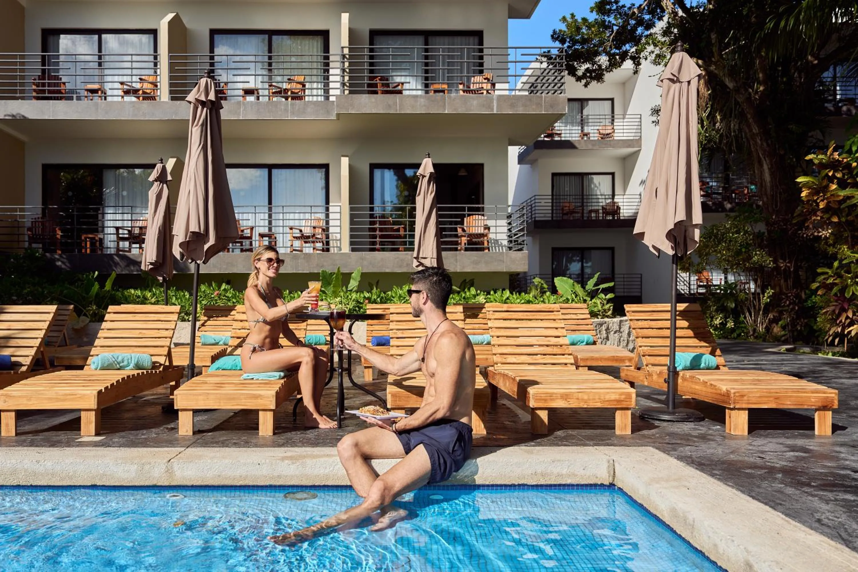 Swimming pool in Cristalino Lagoon Front Hotel, Restaurant & Spa