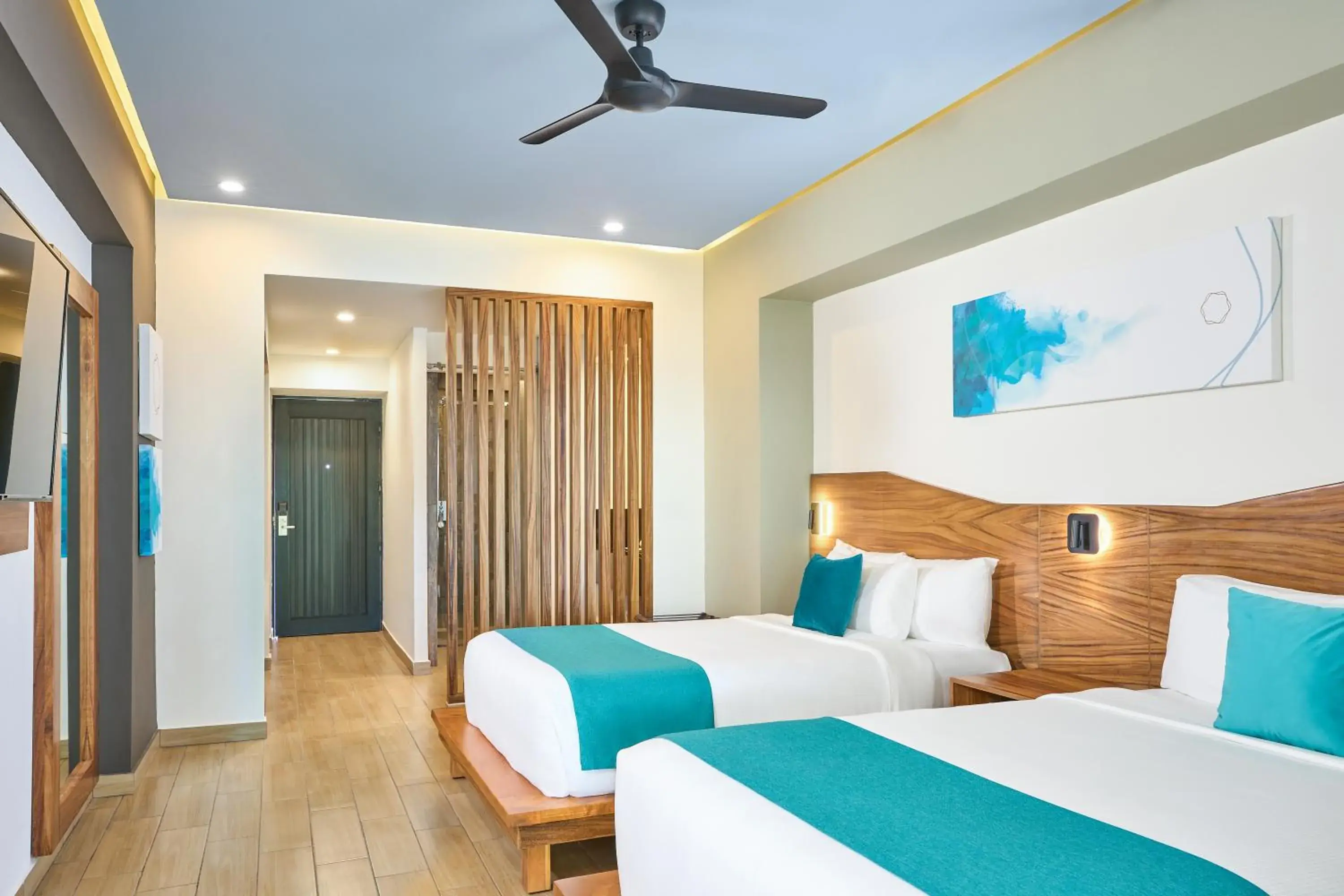 Bedroom, Bed in Cristalino Lagoon Front Hotel, Restaurant & Spa Bedroom, Bed in Cristalino Lagoon Front Hotel, Restaurant & Spa