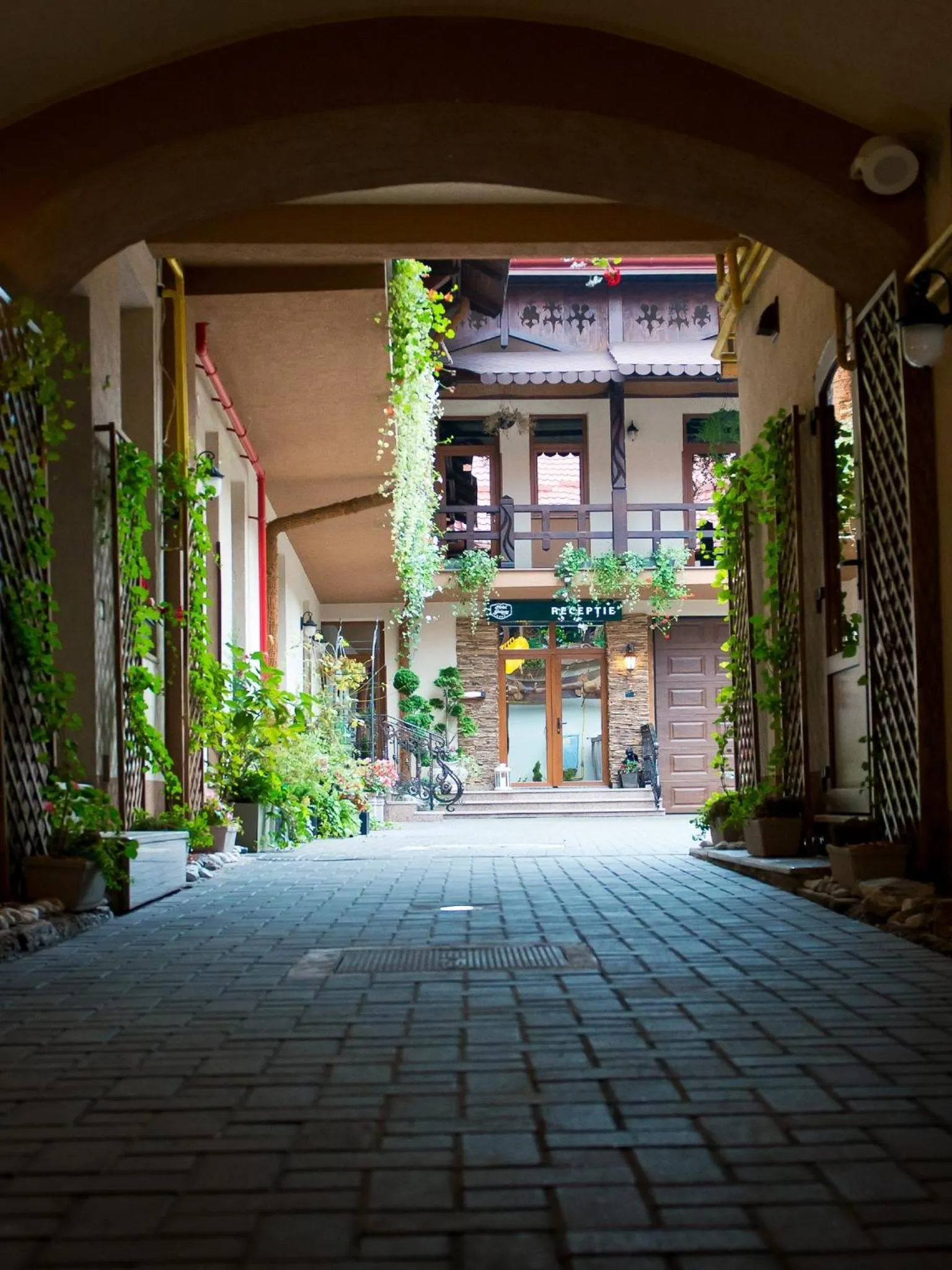 Decorative detail in Hotel Galany