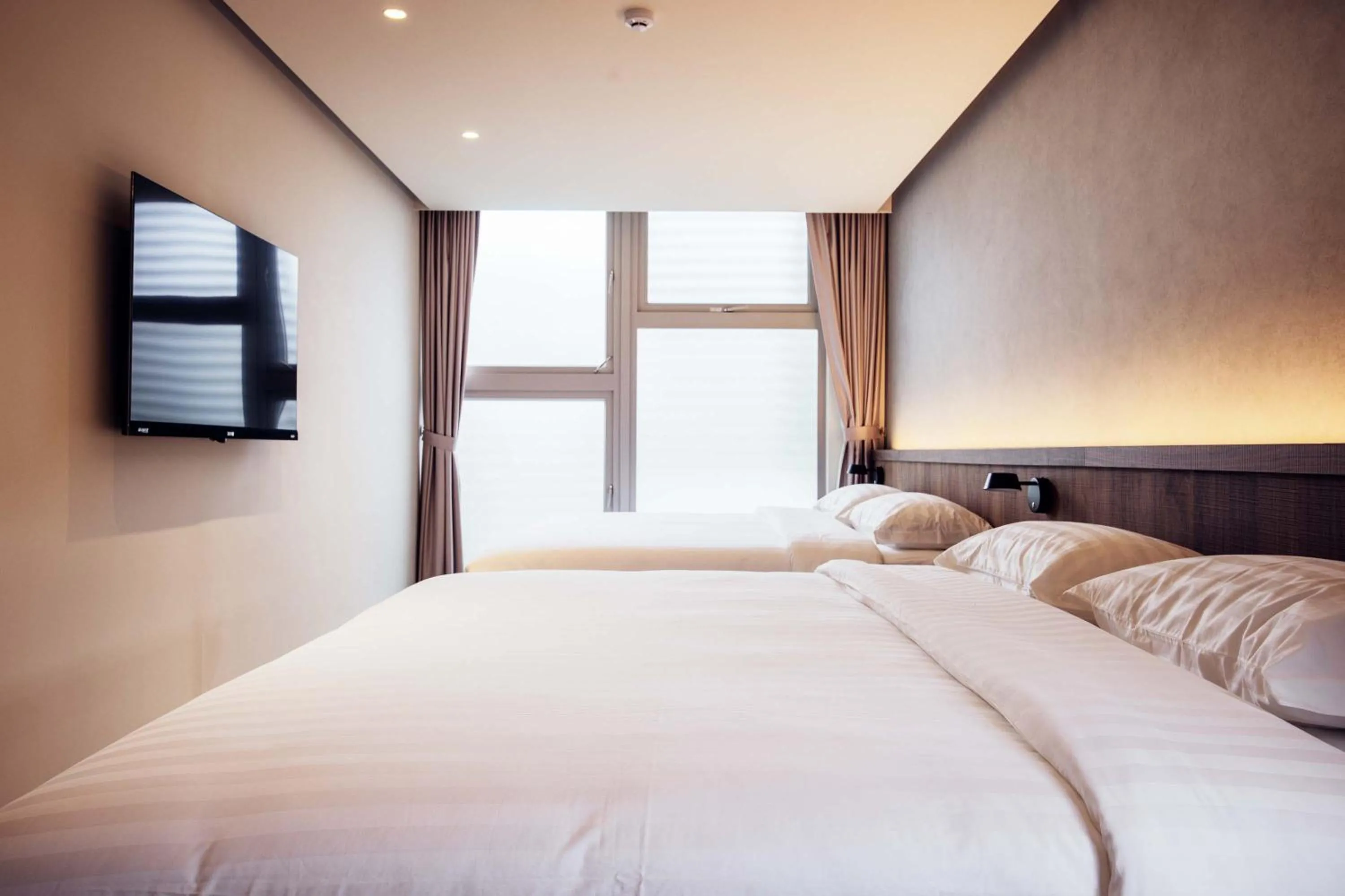 Bed in Hotel BEGINS 倉箱蜜境文旅